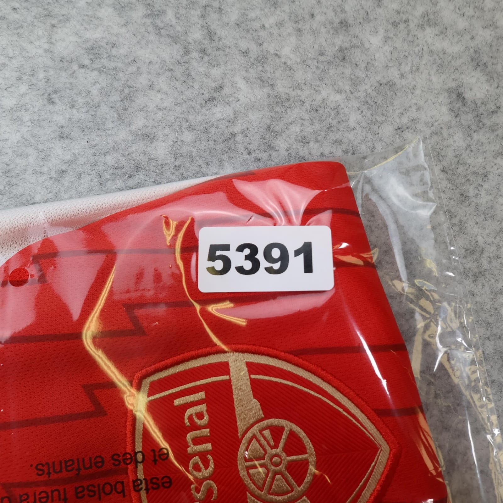 Arsenal Shirt Mens Medium Red Home 2023 2024 Football Adidas Rice 41 Jersey photo 14