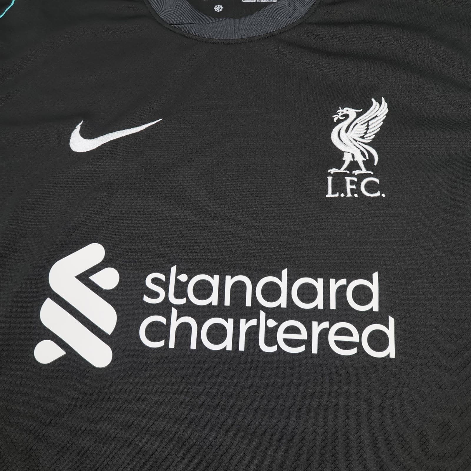 Liverpool Shirt Mens Medium Black Away Football Nike 2024 2025 Soccer Jersey photo 3