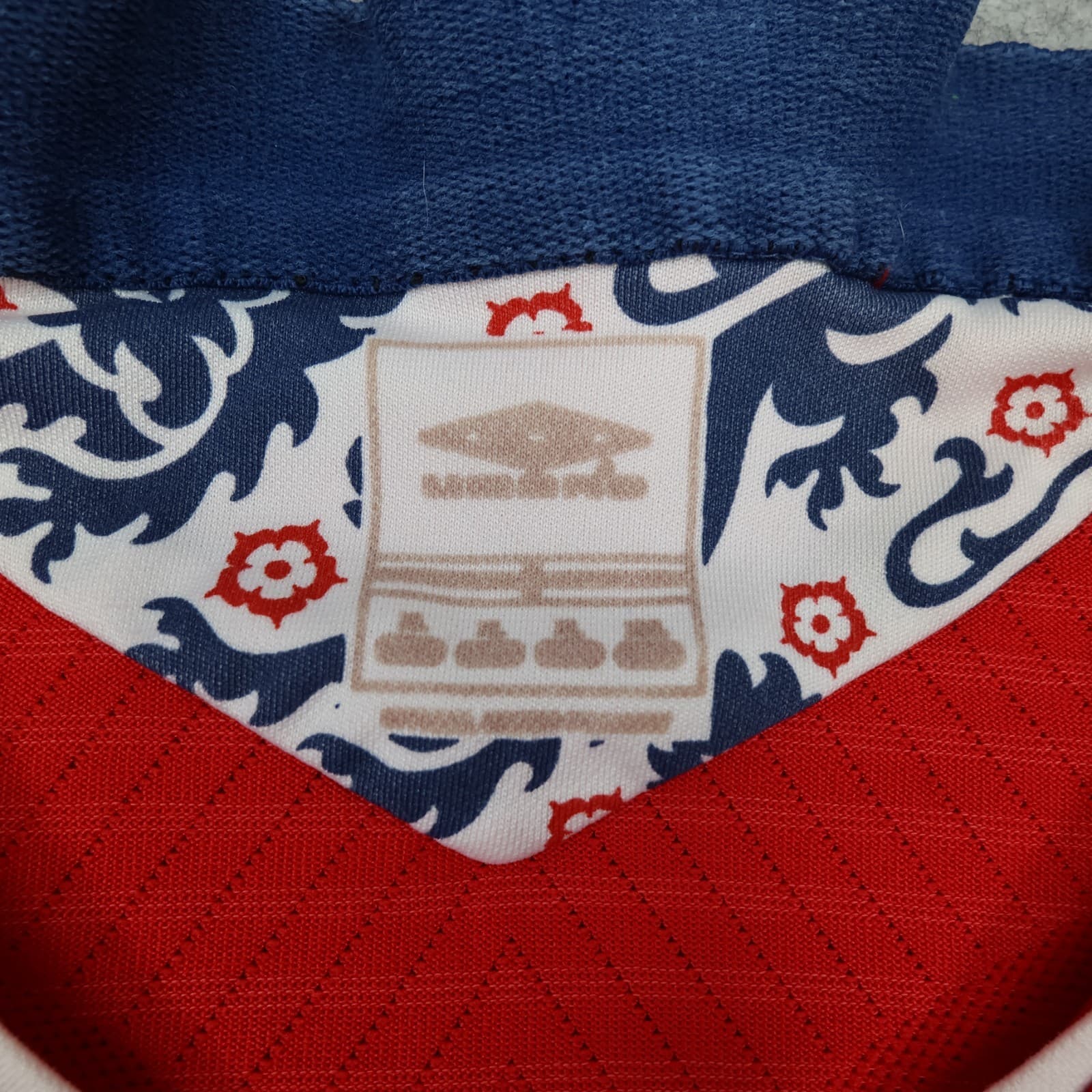 Vintage England Football Shirt Extra Large Red Away Kit 2008 2010 Jersey XL photo 4