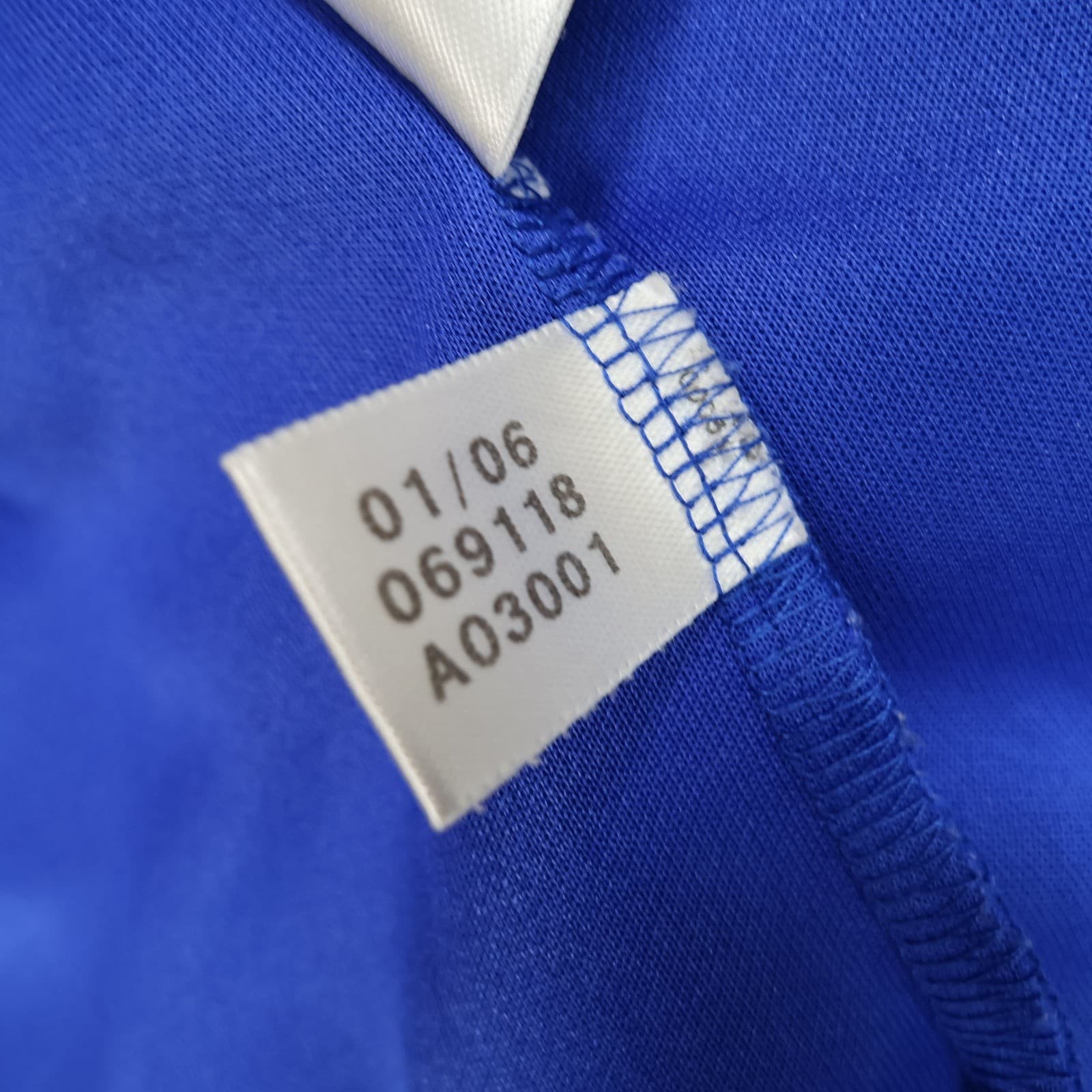France Shirt Medium Blue Training 2006 2008 Adidas Soccer Jersey photo 12