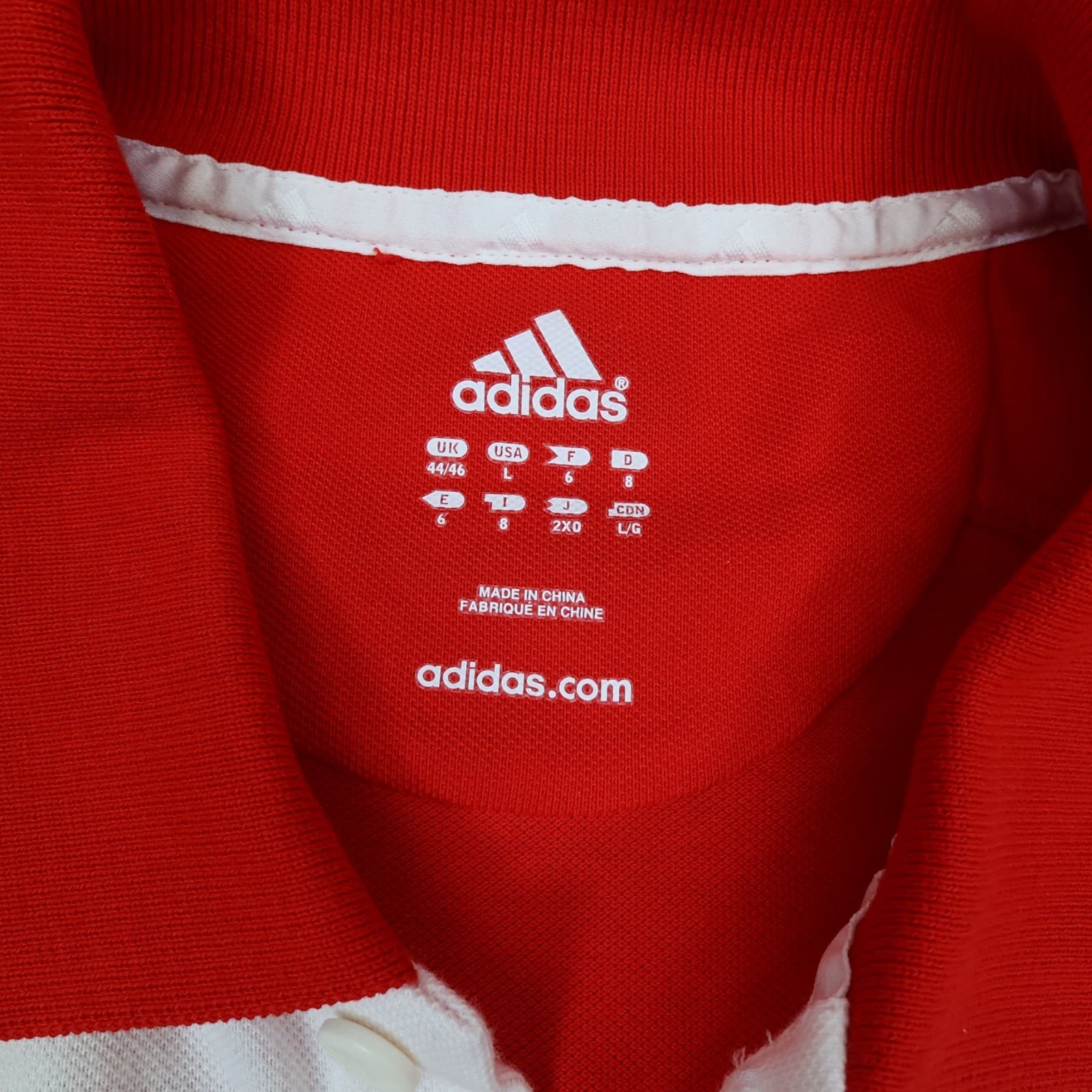 Liverpool Polo Shirt Extra Large Red Training Kit 2007 2008 Adidas Soccer XL photo 5