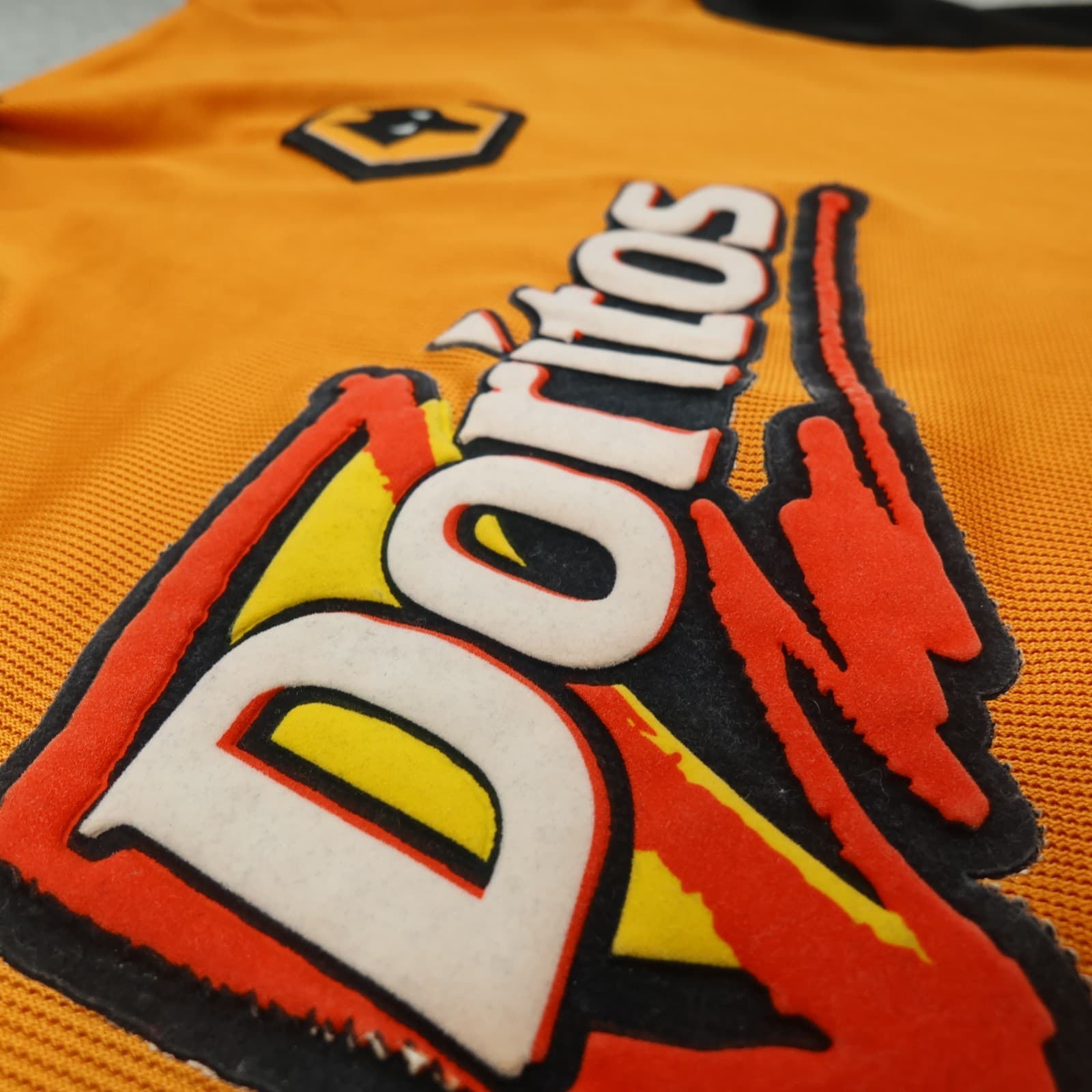 Vintage Wolves Football Shirt Large Orange Home Kit 2002 2004 Admiral Jersey photo 8