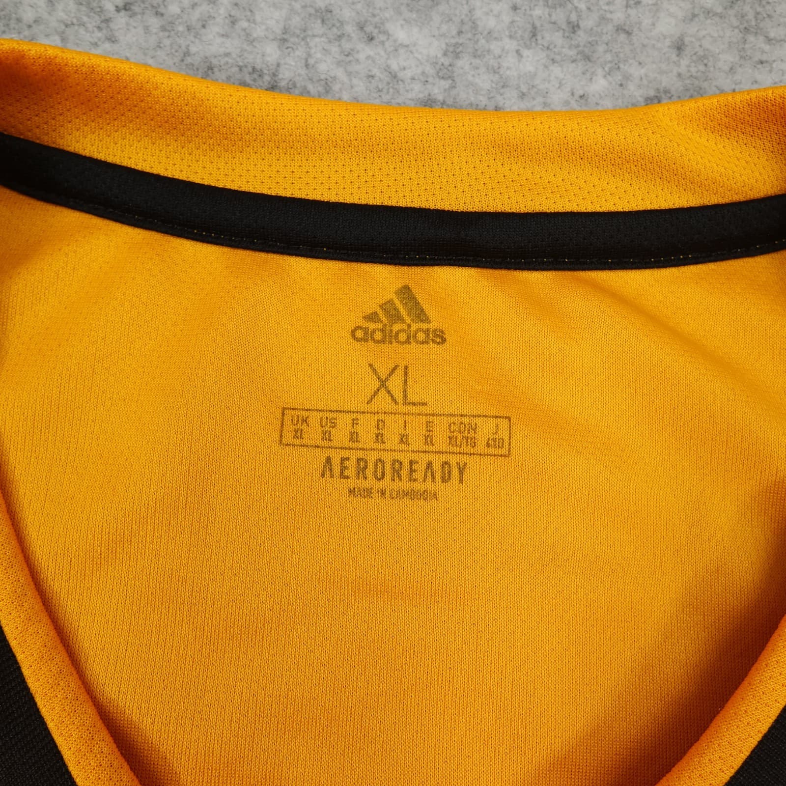 Wolves Football Shirt Extra Large Orange Home  Kit 2020 2021 Adidas Jersey photo 6
