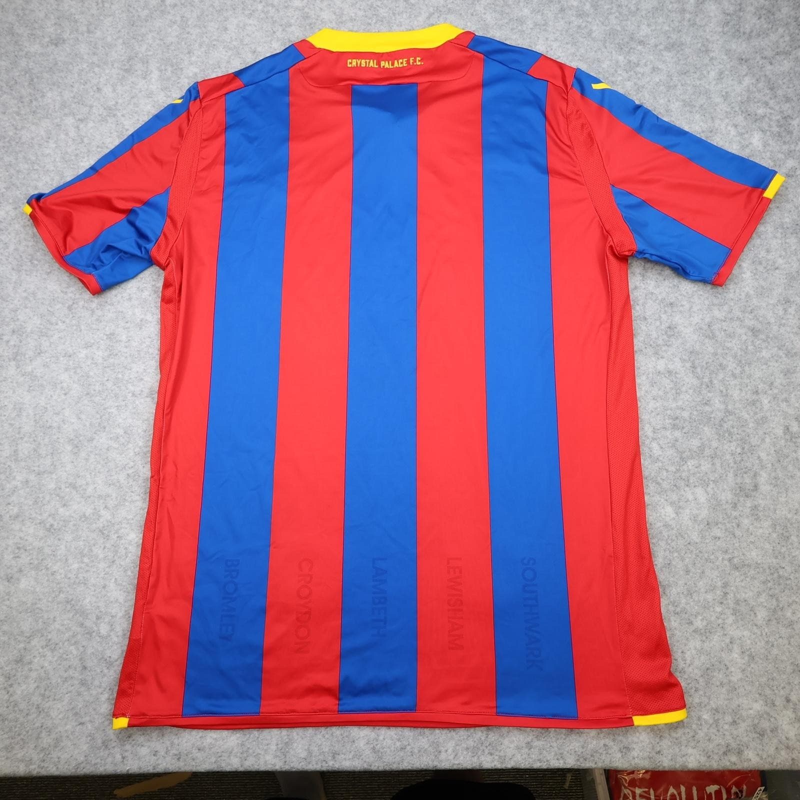 Crystal Palace Shirt Mens 4XL Home Multi EPL Football Macron 2017 2018 Jersey photo 13