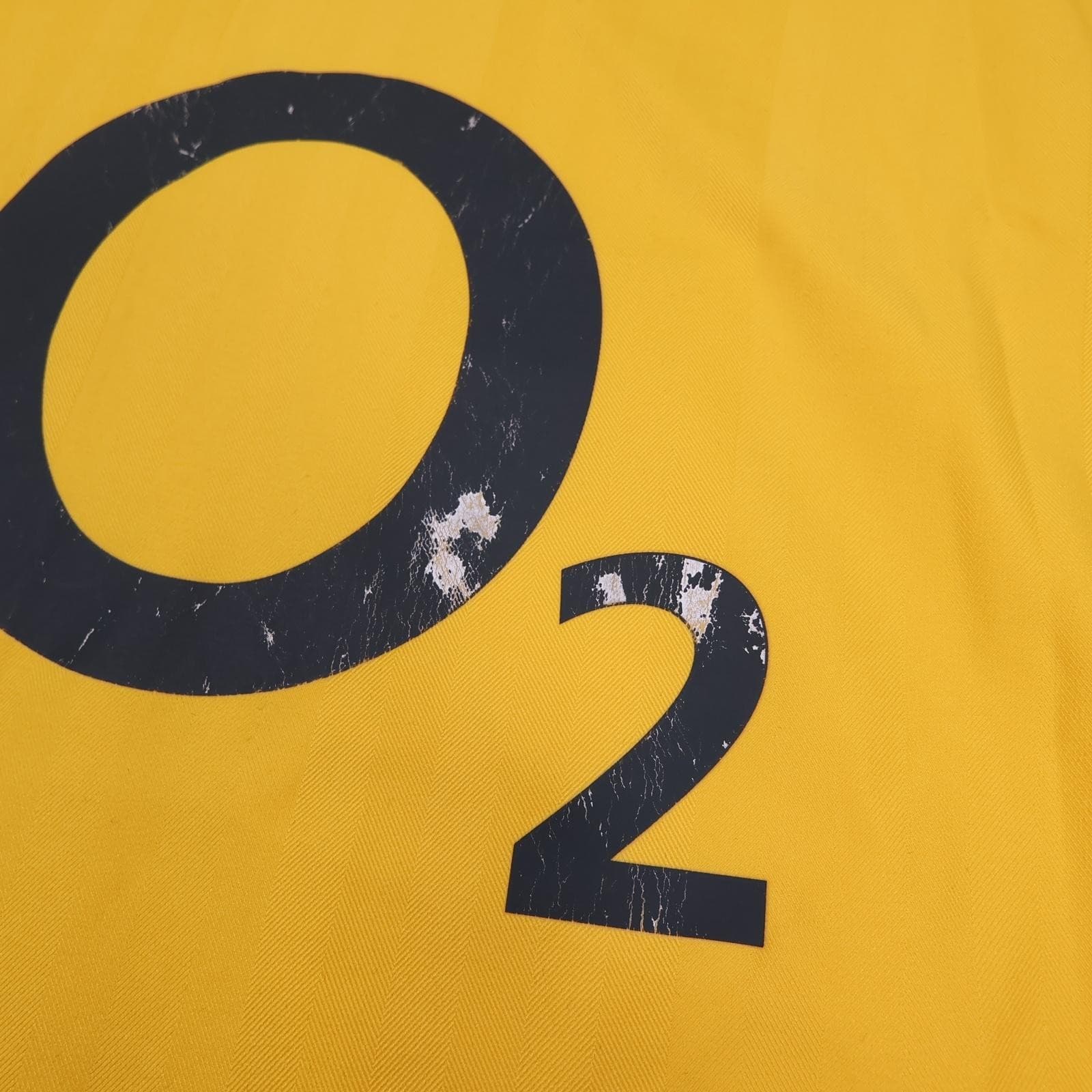 Vintage Arsenal Shirt Mens XL Yellow Away EPL Football Nike O2 Paris 06 photo 4