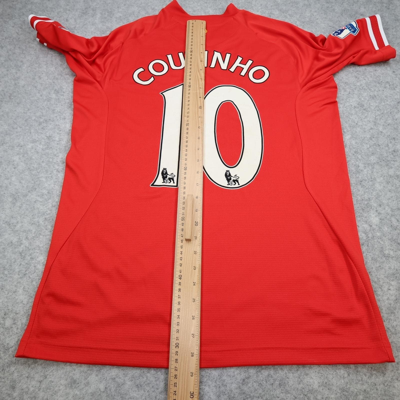 Liverpool Shirt Mens Large Red Home 2013 2014 EPL Football Warrior Coutinho 10 photo 16