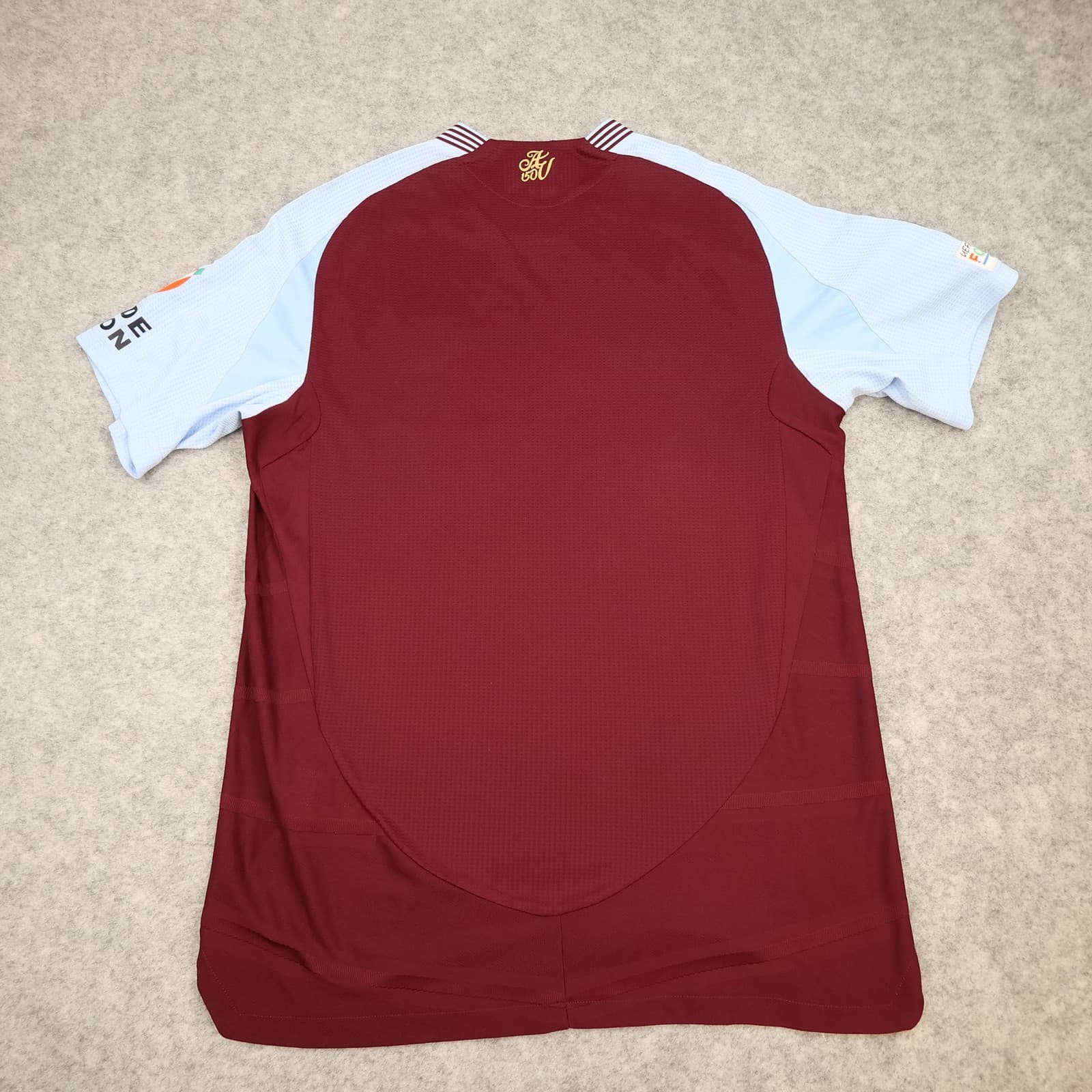 Aston Villa Shirt Mens Medium Red Home 2024 2025 Authentic Football Adidas UCL photo 2