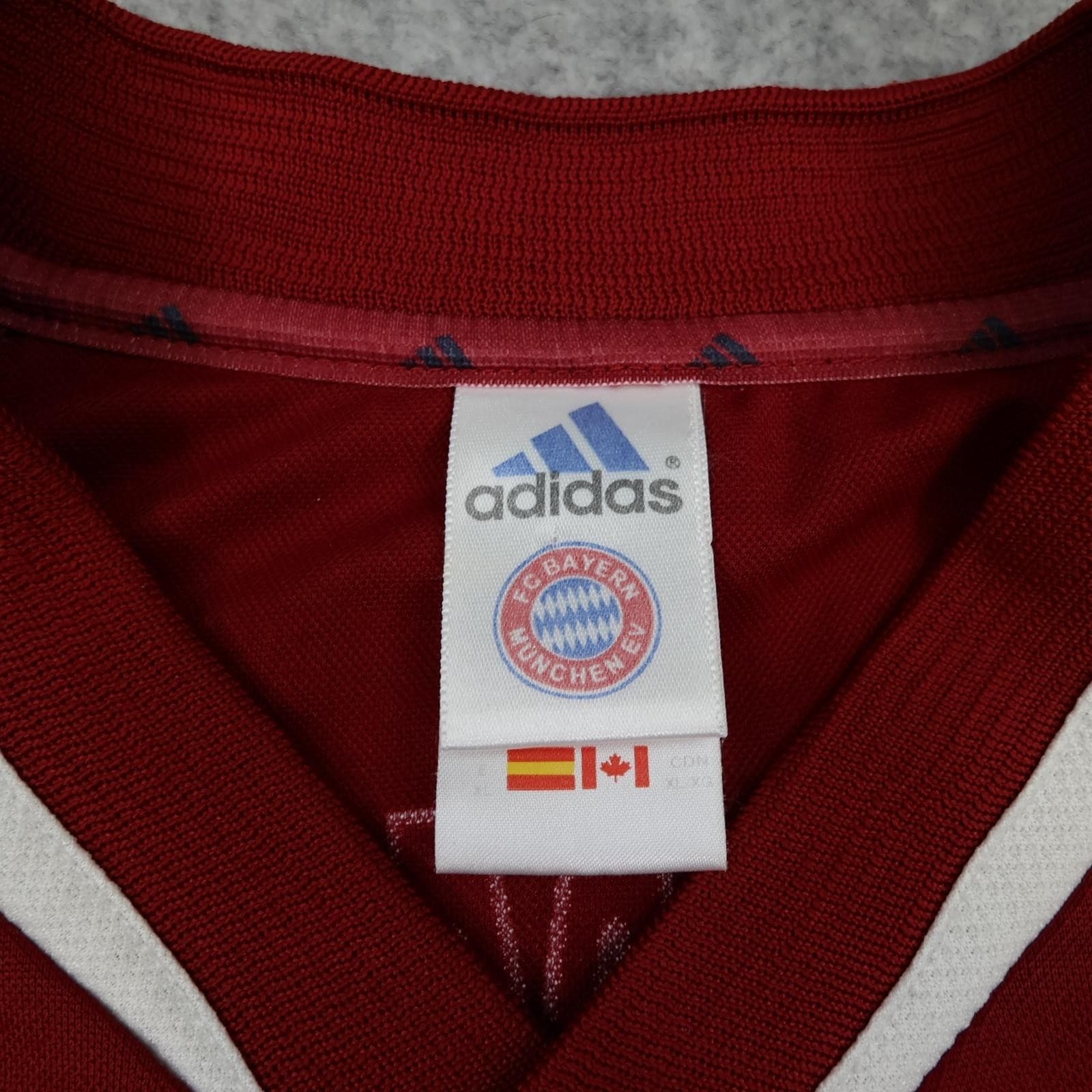 Vintage Bayern Munich Shirt Mens XL Red Home 2001 2002 Football Adidas Opel photo 7