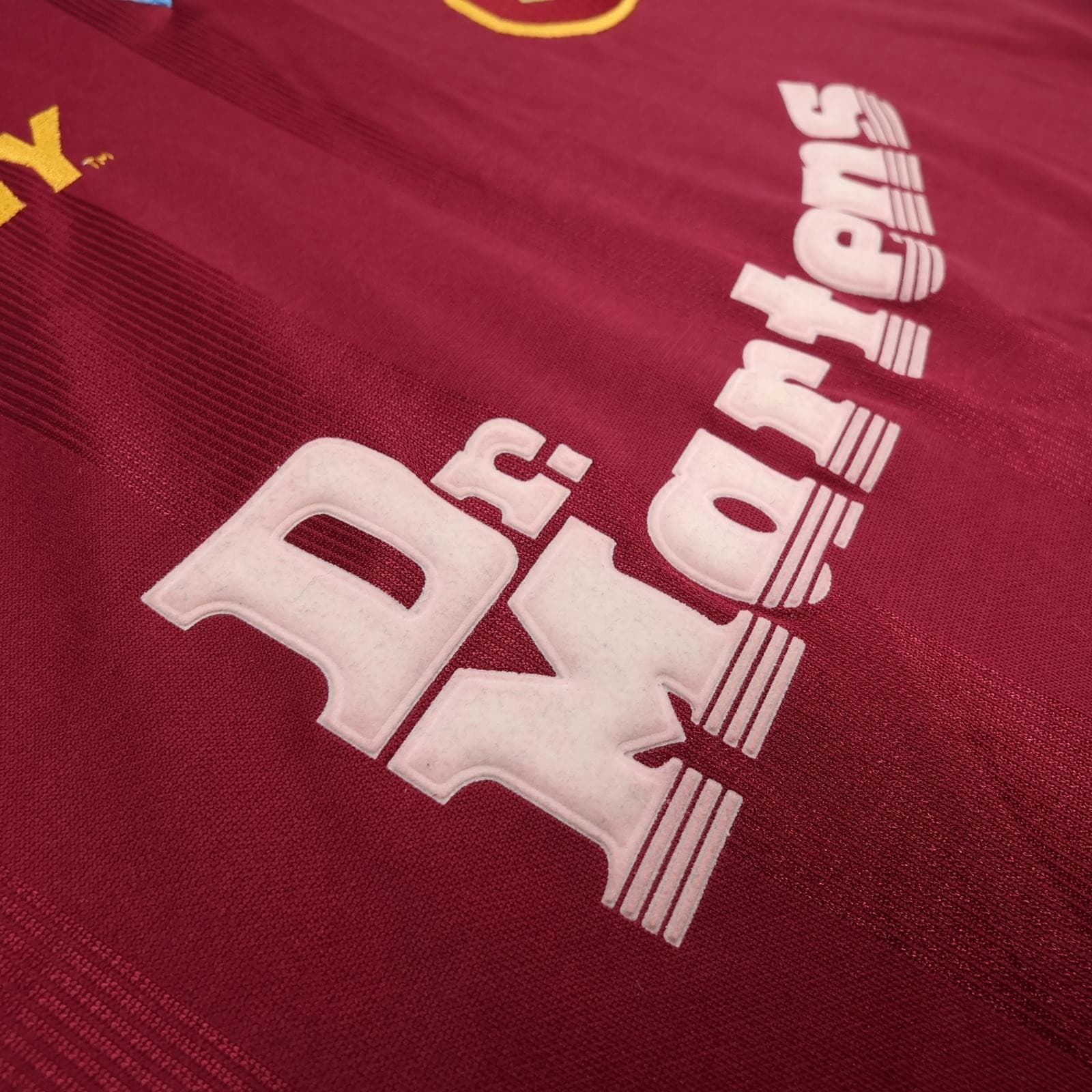 Vintage West Ham United Shirt Mens XL Red Home 1998 1999 Pony Dr Martens Jersey photo 7
