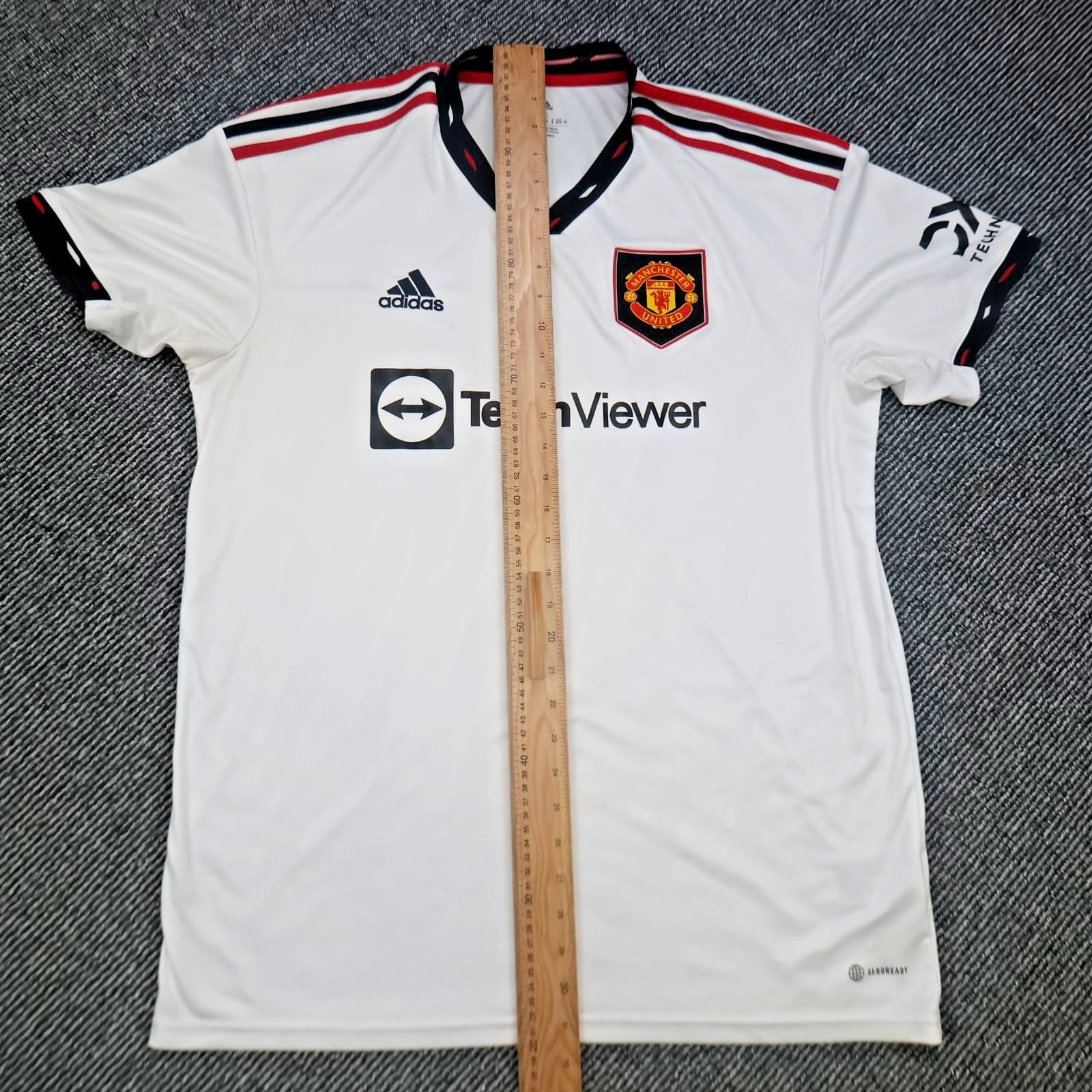 Manchester United Extra Large Medium White Away Kit 2022 2023 Adidas Jersey photo 12