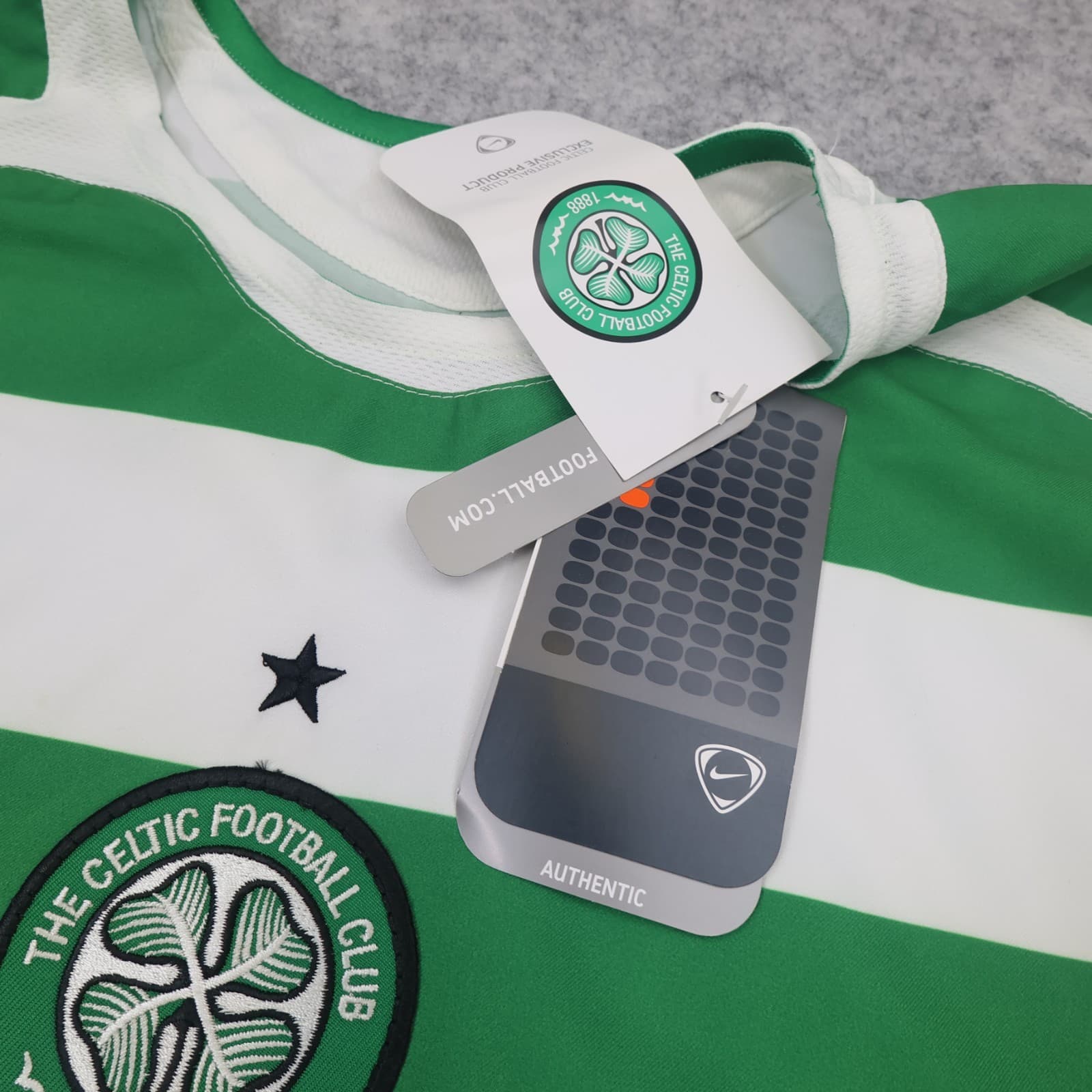 Celtic Football Shirt Extra Large Home Kit 2005 2007 Nike Soccer Jersey Hoops photo 8