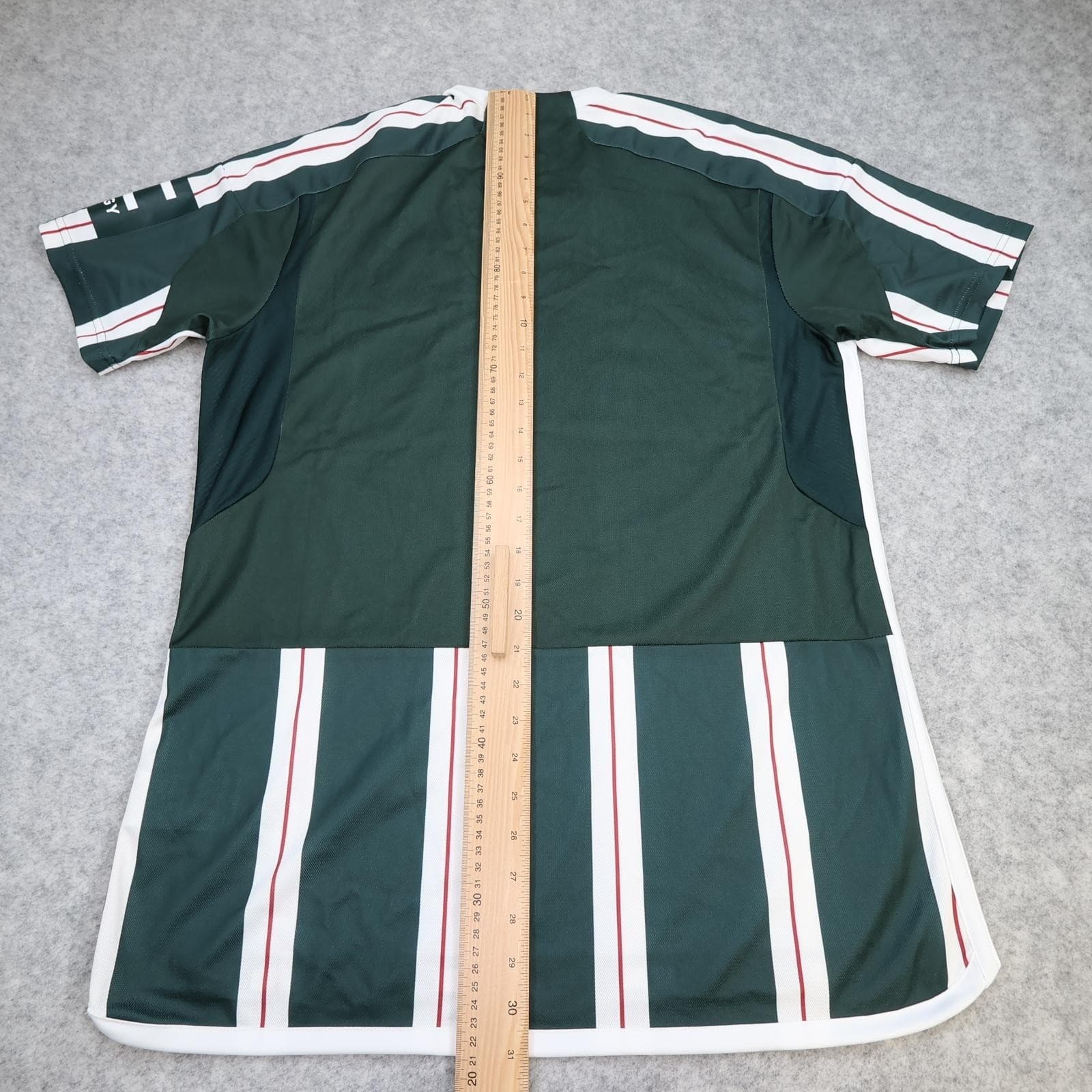 Manchester United Shirt Mens Large Green 2023 2024 Adidas Soccer Jersey photo 11