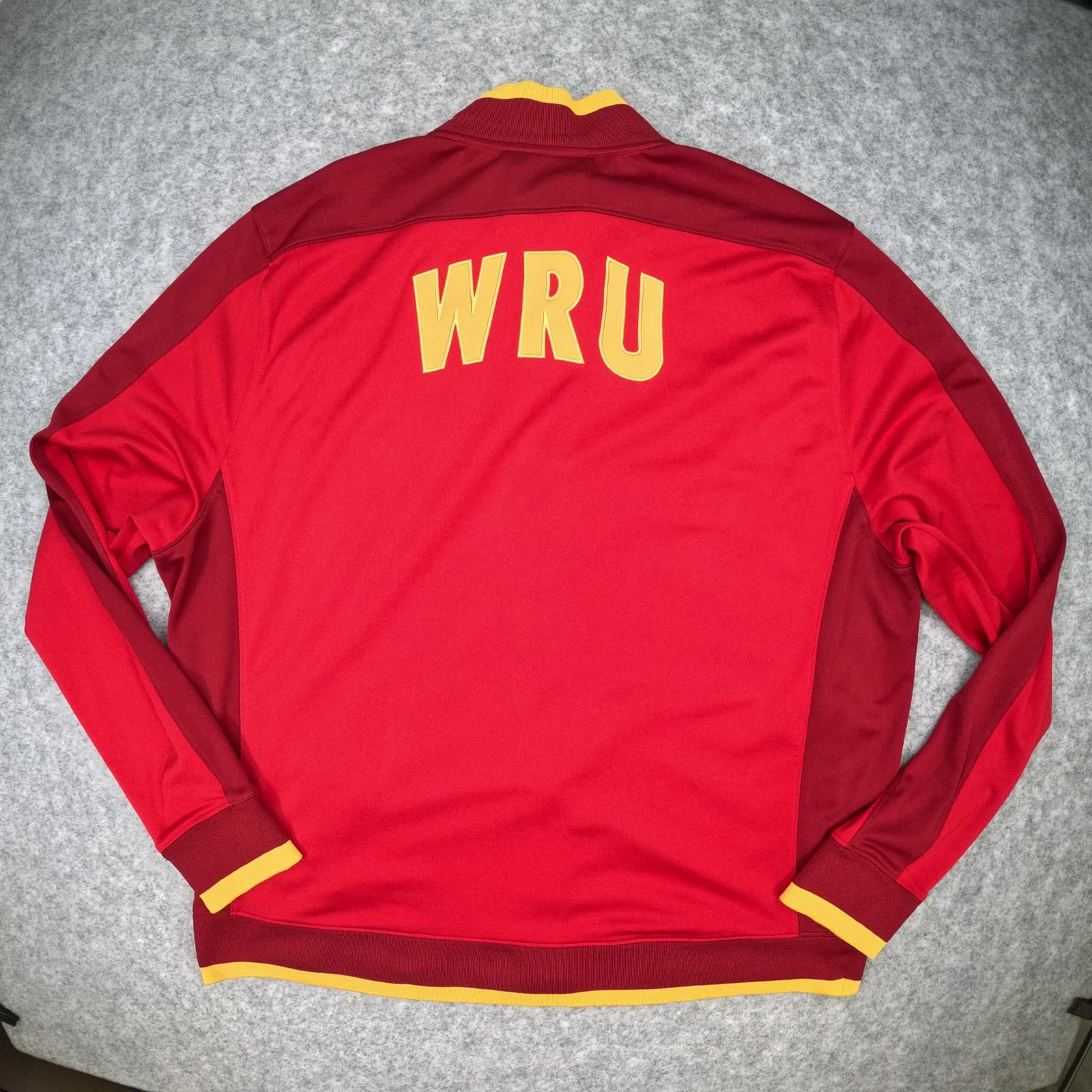 Wales Rugby Track Jacket Extra Large 2015 2016 Red Under Armour Long Sleeve Zip photo 2