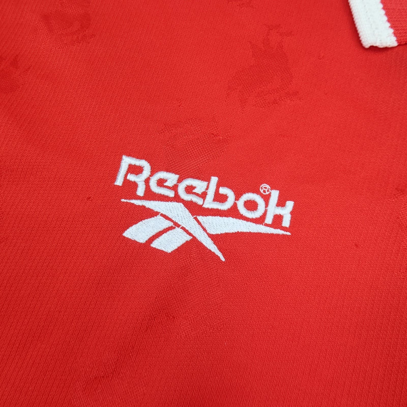 Vintage Liverpool Shirt Large Red Home Kit 1996 1997 Reebok Jersey 42/44 90s photo 5