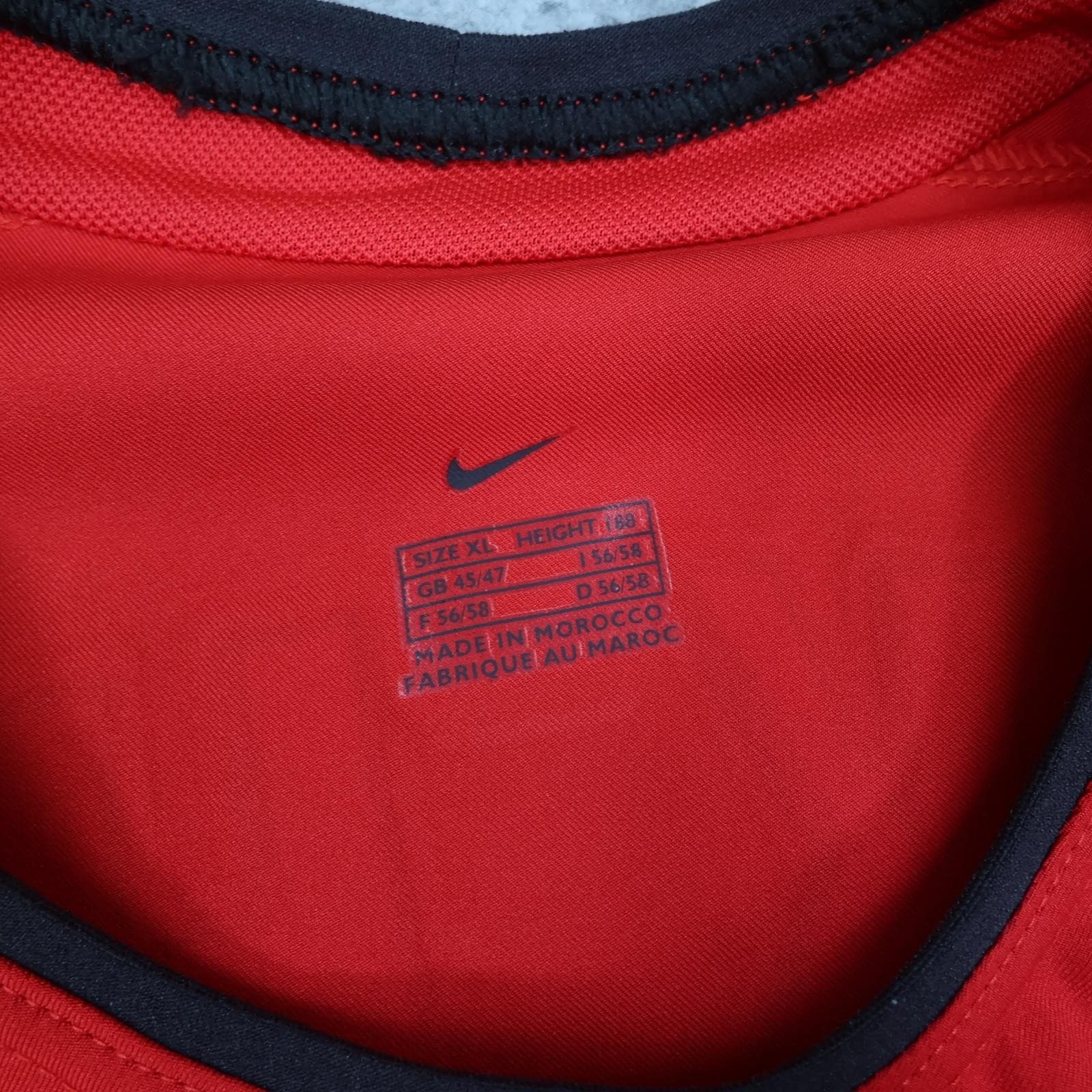 Vintage Manchester United Shirt Mens XL Red Home 2002 Nike Vodafone Beckham 7 photo 6