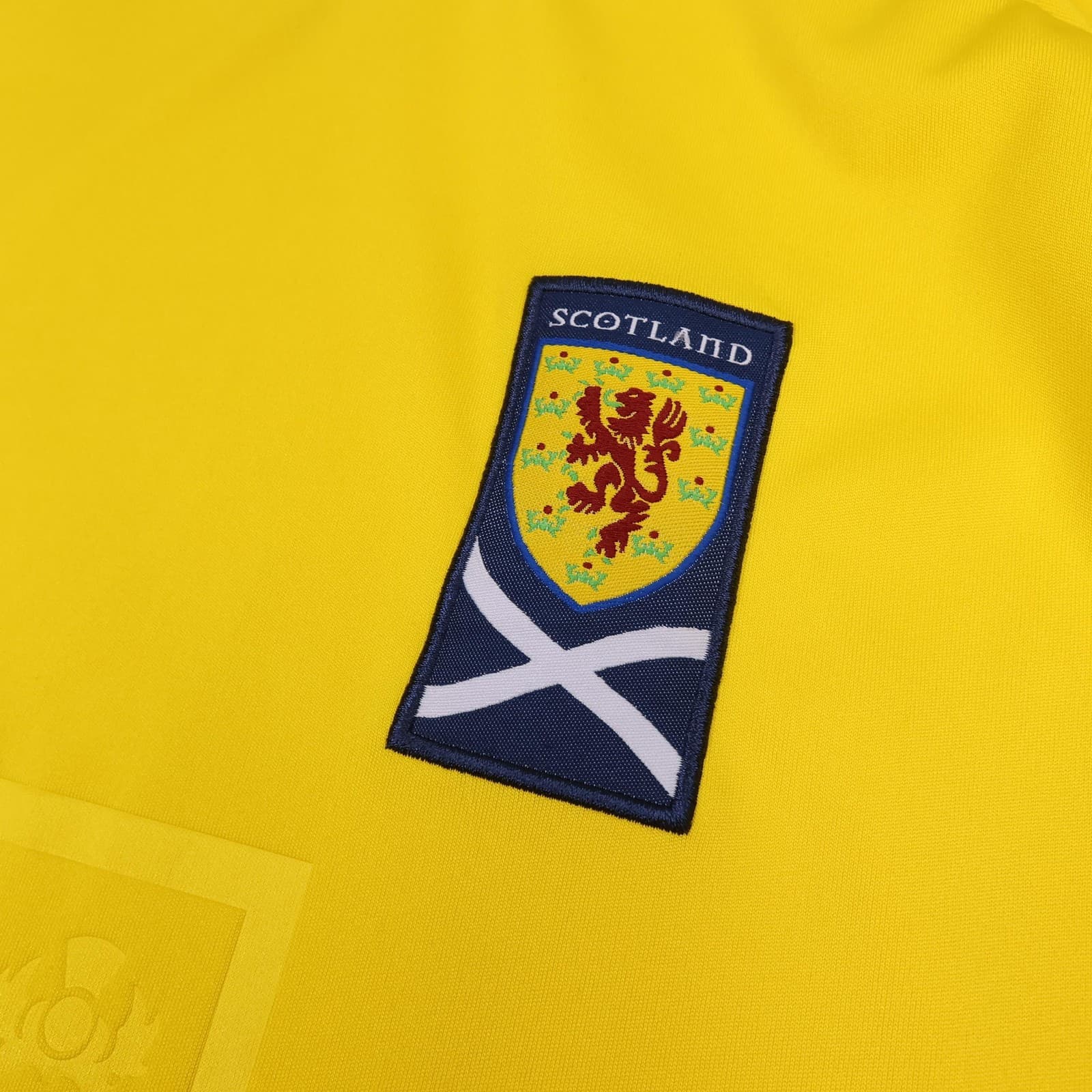 Scotland Away Shirt Mens Extra Large Yellow 2010 2011 Football Soccer Jersey photo 4