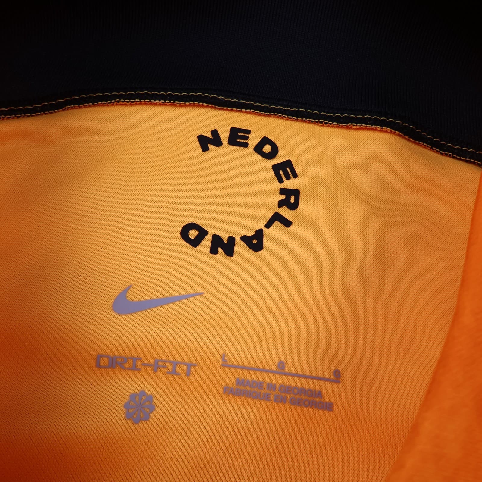 Holland Football Shirt Large Orange Home Kit Nike 2022 2023 Nederland Jersey photo 5