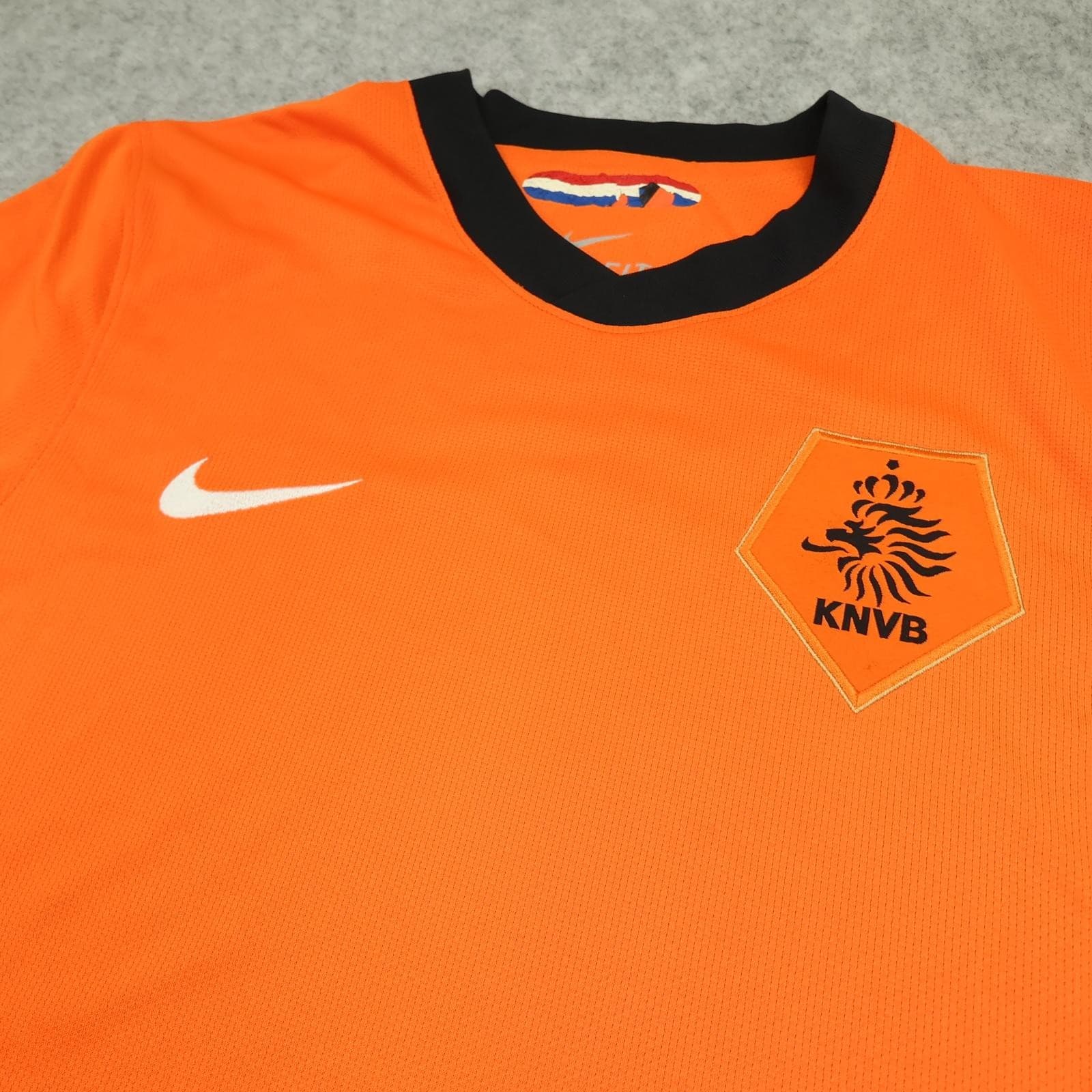 Netherlands Home Shirt Mens Medium Orange 2010 2011 Football Nike Dri Fit Jersey photo 3