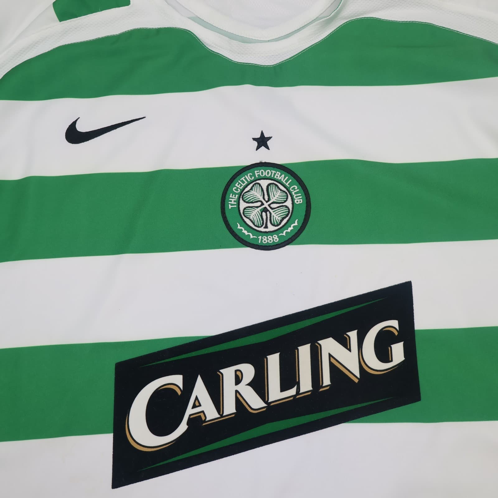 Celtic Football Shirt Extra Large Home Kit 2005 2007 Nike Soccer Jersey Hoops photo 3
