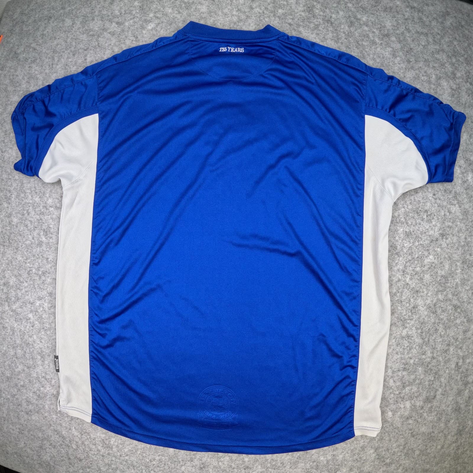 Leicester City Football Shirt 3XL Blue Home 2009 10 Joma 125 Years Soccer Jersey photo 2