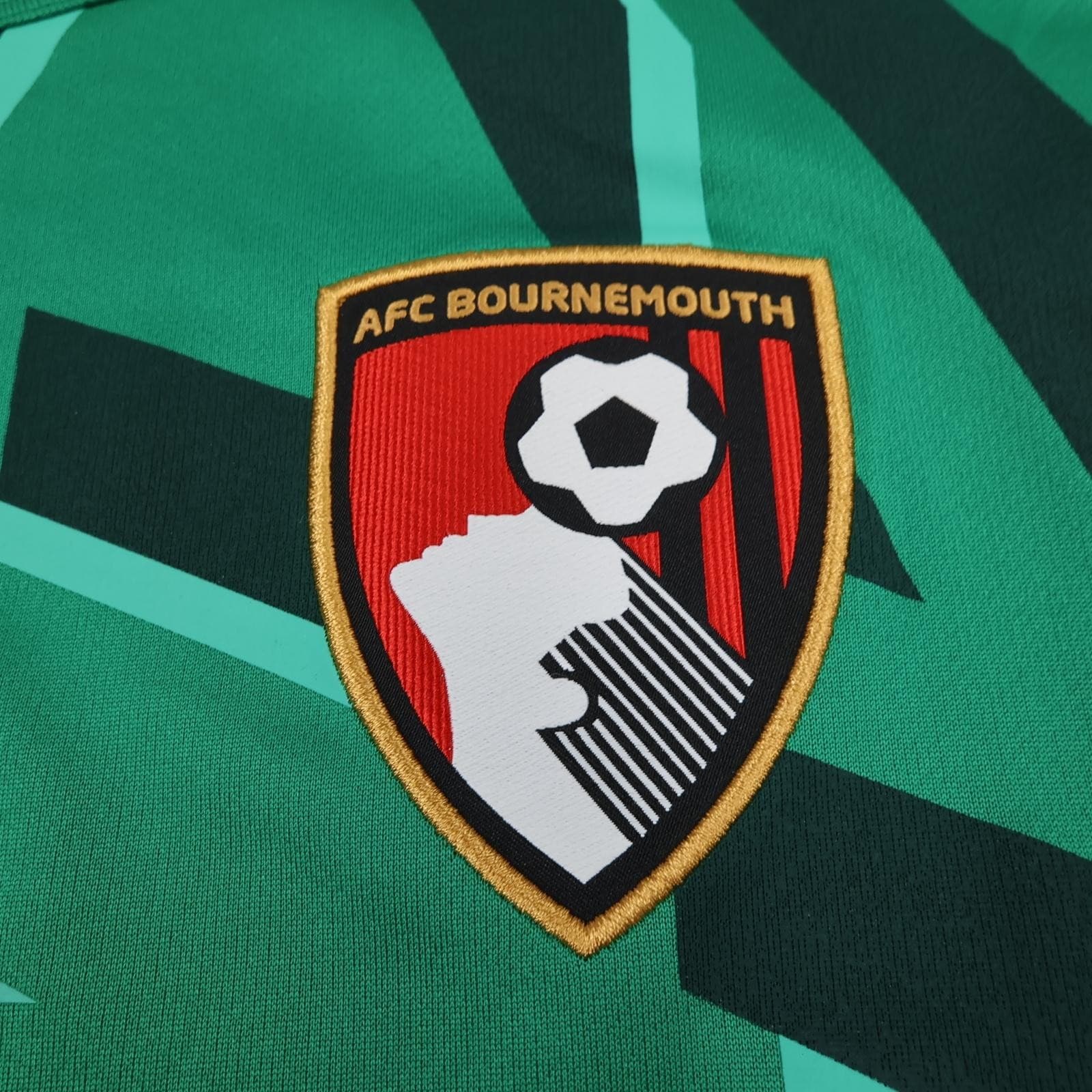 AFC Bournemouth Shirt Mens XL Green Goalkeeper Jersey EPL Football Umbro M88 photo 6