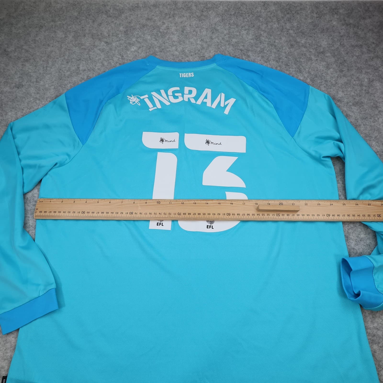 Hull City Goalkeeper Shirt Mens 3XL Blue Football Umbro Giacom Ingram 13 Jersey photo 10