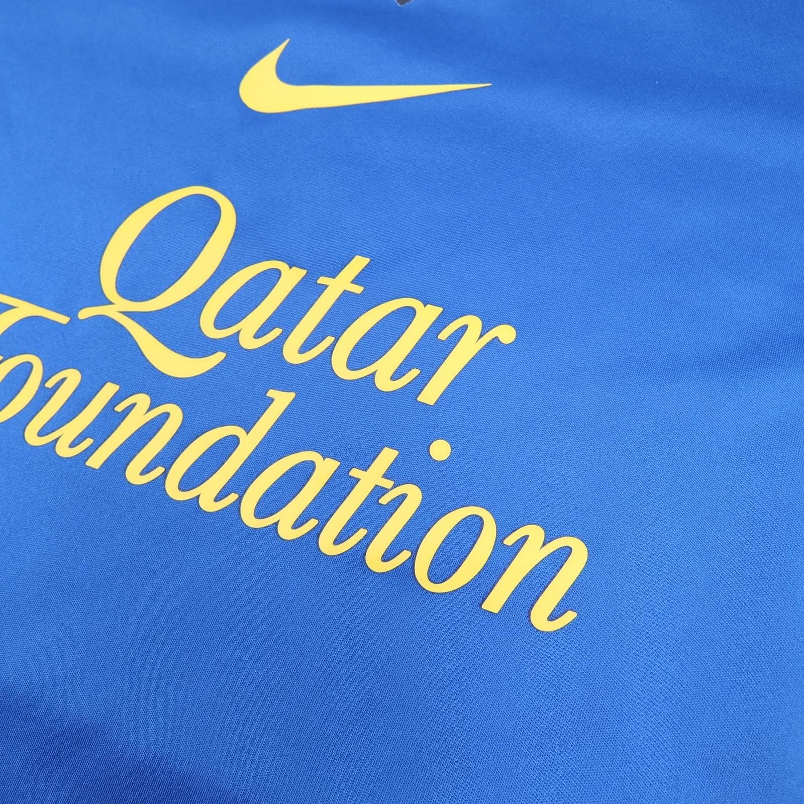 Barcelona Training Shirt Mens Medium Blue 2012 2013 Football Nike Soccer Jersey photo 5