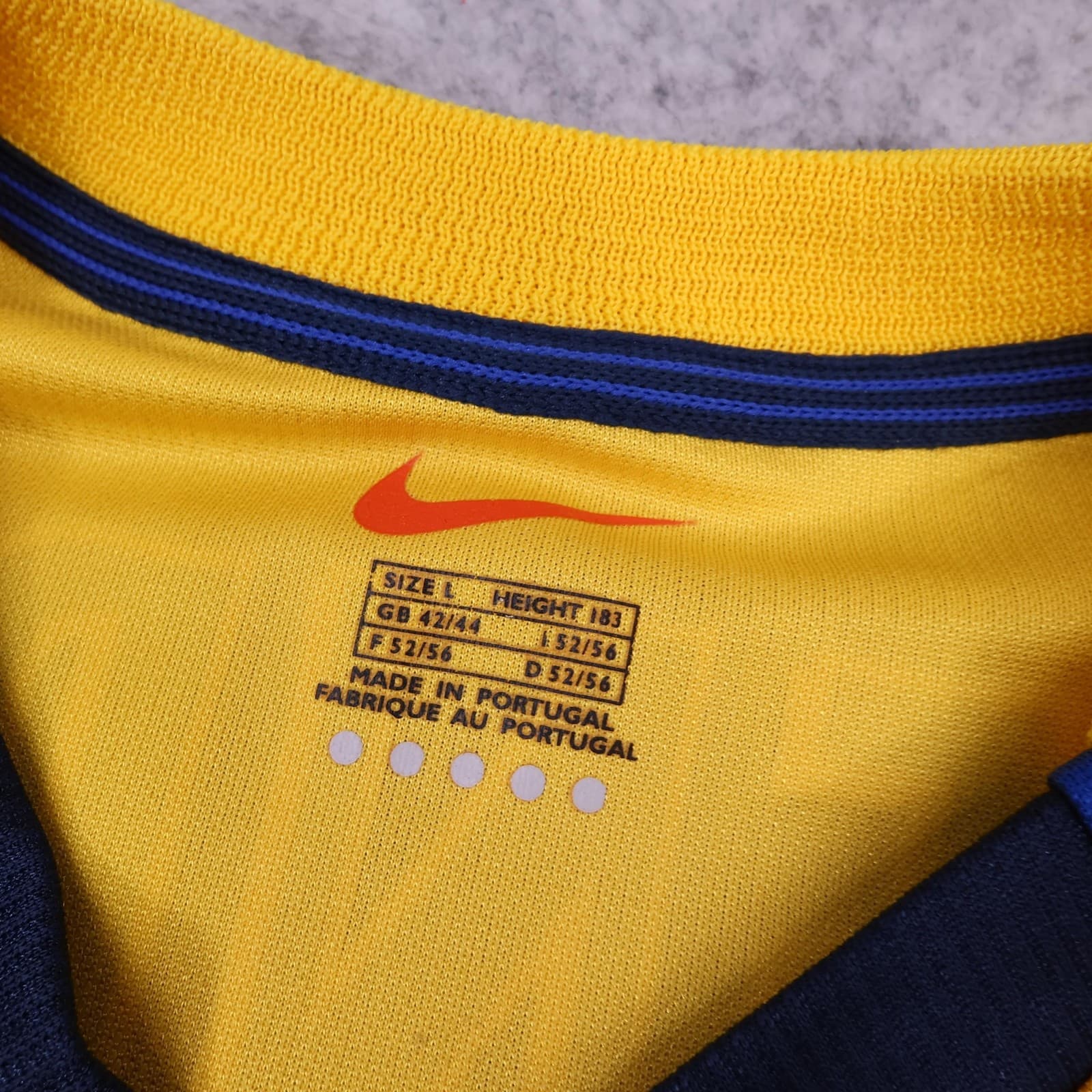 Vintage Arsenal Shirt Mens Large Yellow Away 1999 2001 Nike SEGA Henry Jersey photo 7