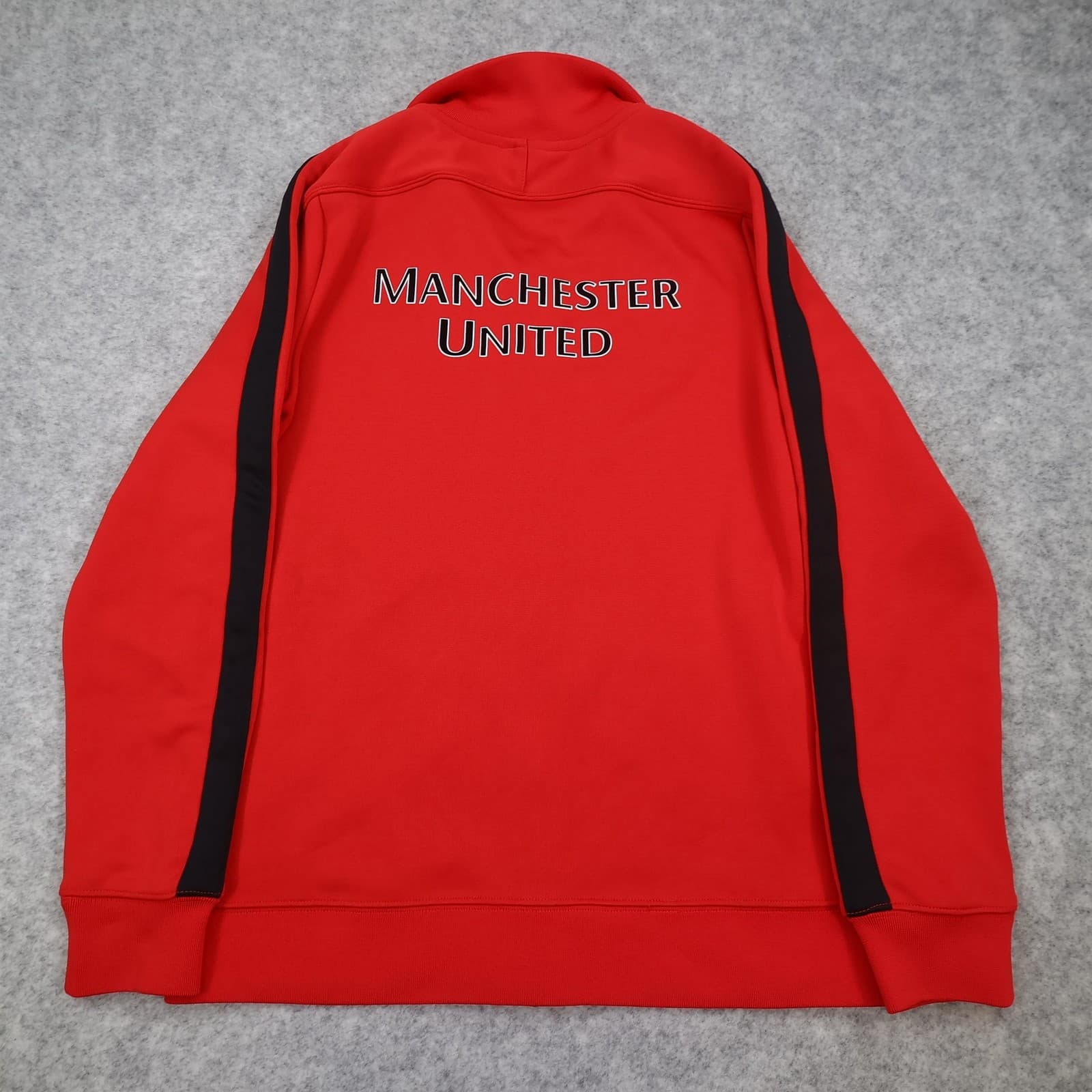 Manchester United Jacket Youth XL Red EPL Football Nike Track Top 13-15 Yrs photo 2