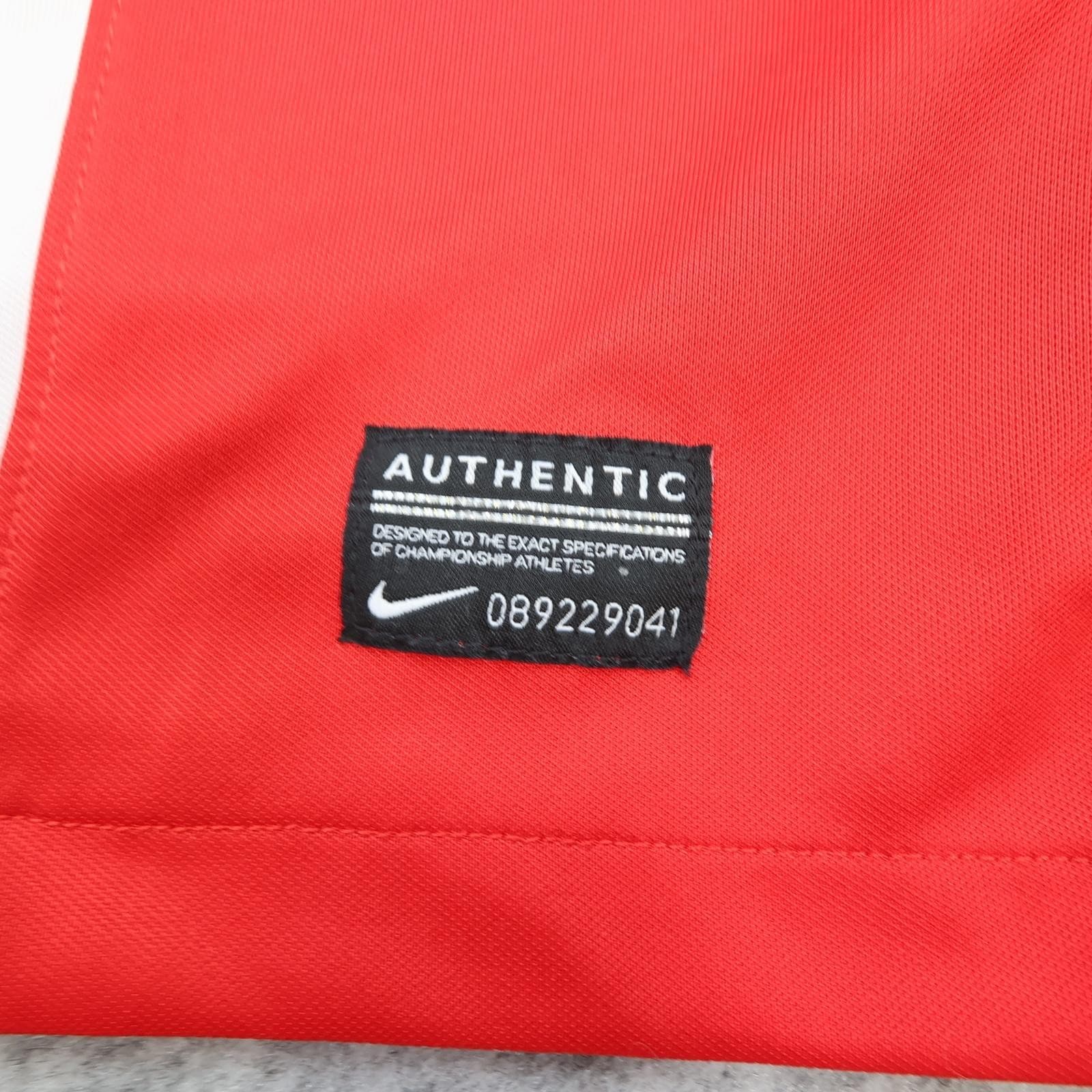Gibraltar Home Shirt Mens Large Red Home 2012 2013 Nike Dri Fit Jersey Top photo 6