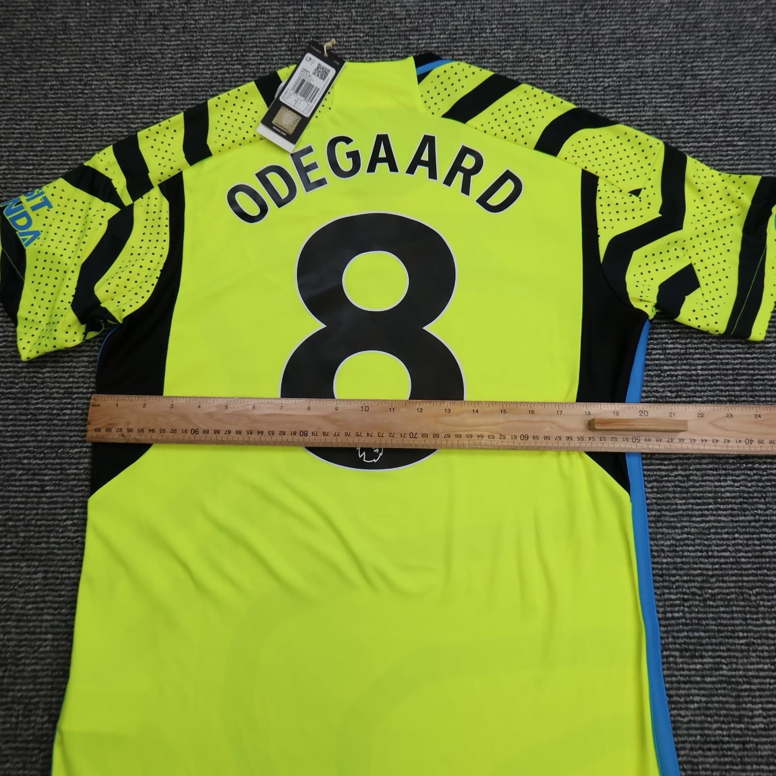 Arsenal Shirt Medium Yellow Away Kit 2023 2024 Adidas Jersey Martin Odegaard 8 photo 14