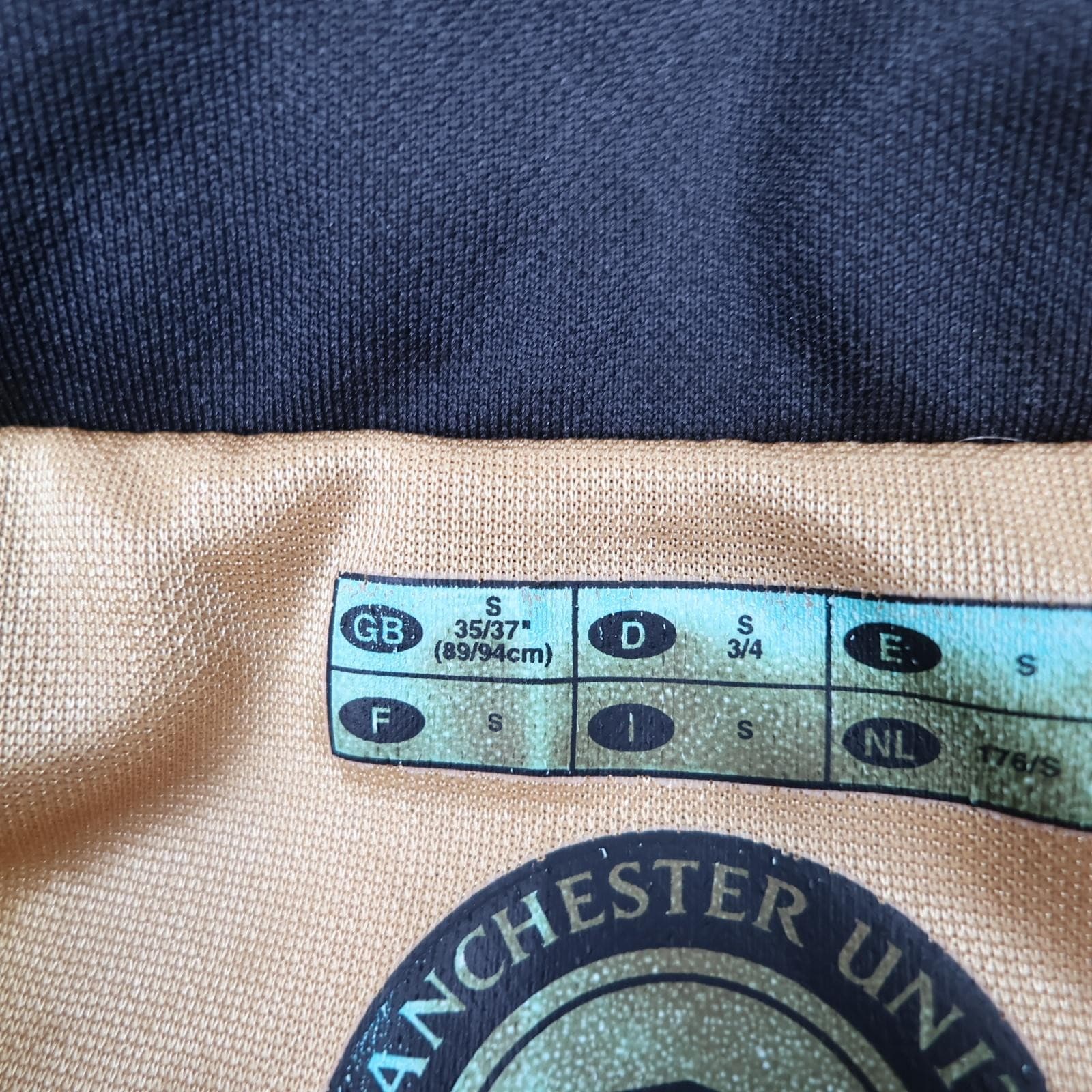 Vintage Manchester United Shirt Mens Small White Away Football Umbro Vodafone photo 8