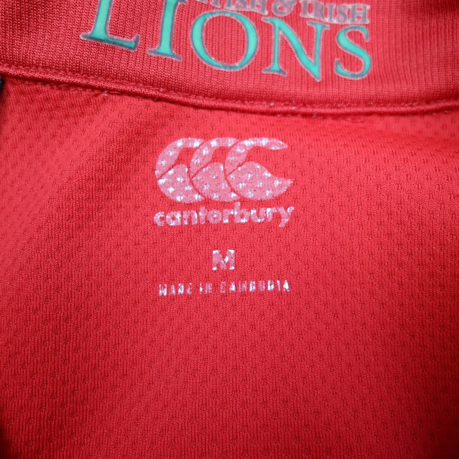 Lions Rugby Shirt Medium Canterbury Jersey 2017 Vaposhield British & Irish photo 7
