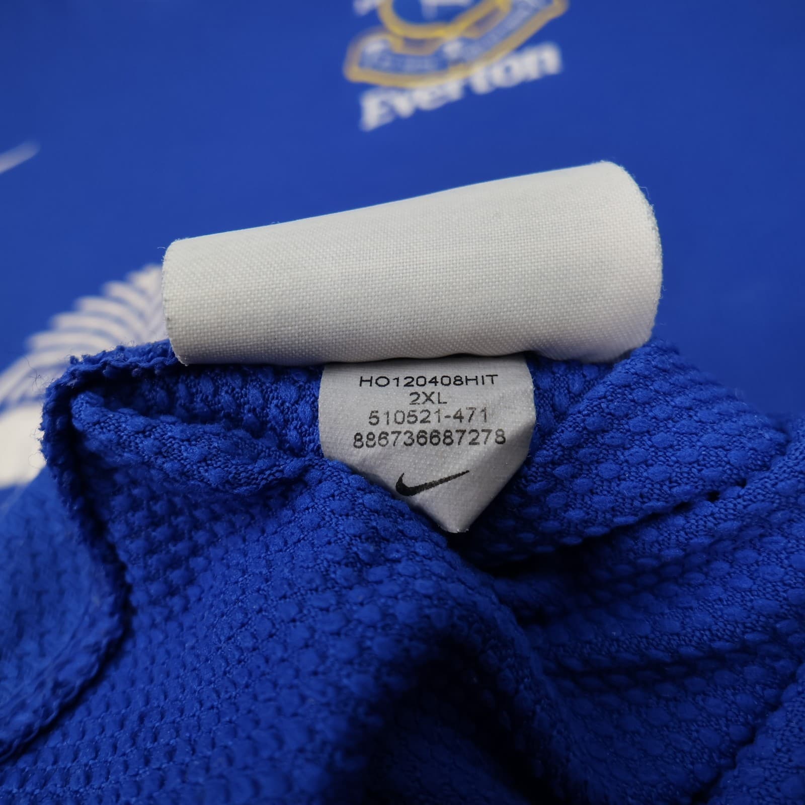 Everton Shirt 2XL Blue Home Kit 2012 2013 Nike Soccer Jersey Chang Longsleeve photo 9