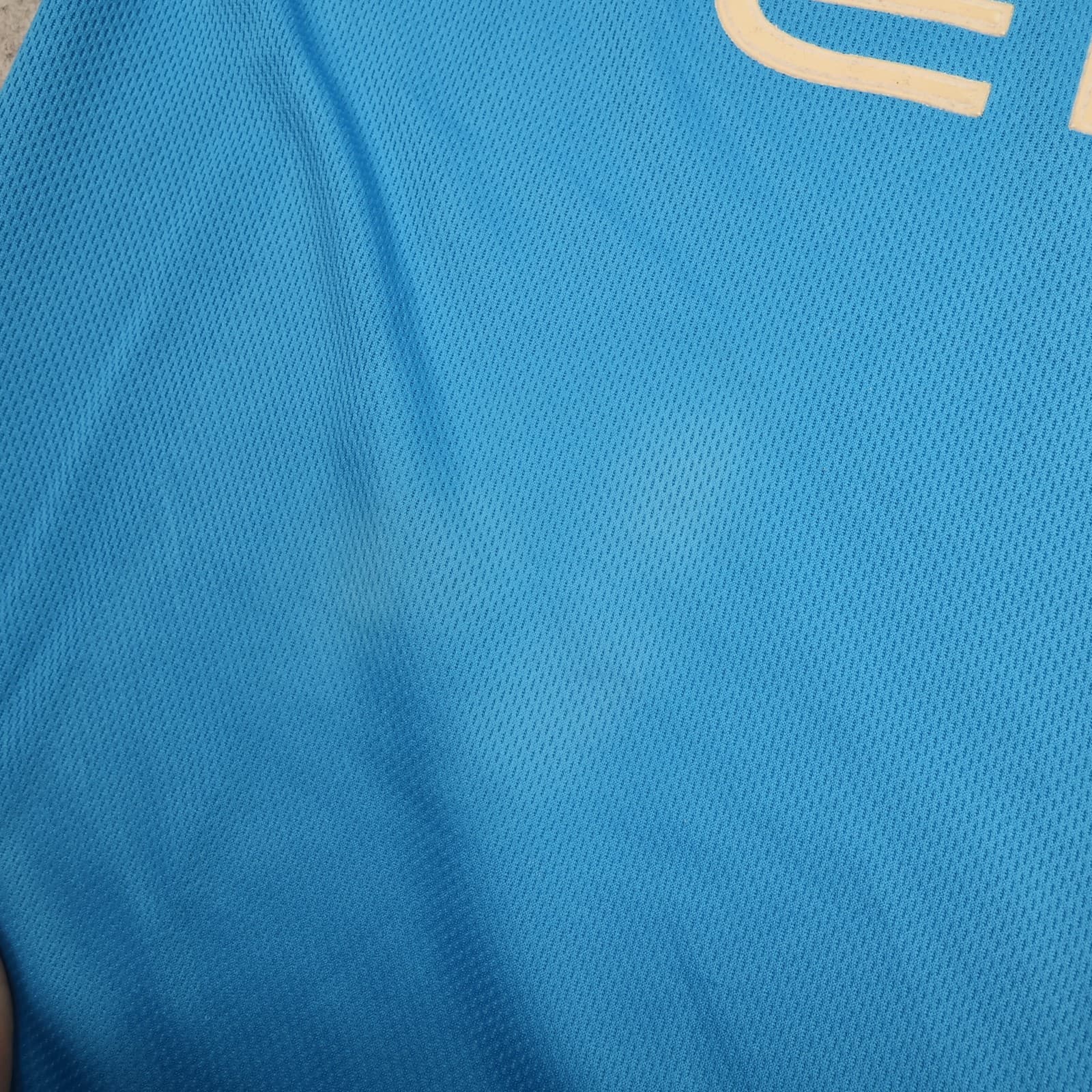 Manchester City Shirt Extra Large Blue Home Kit 2001 2002 Le Coq Sportif Jersey photo 8