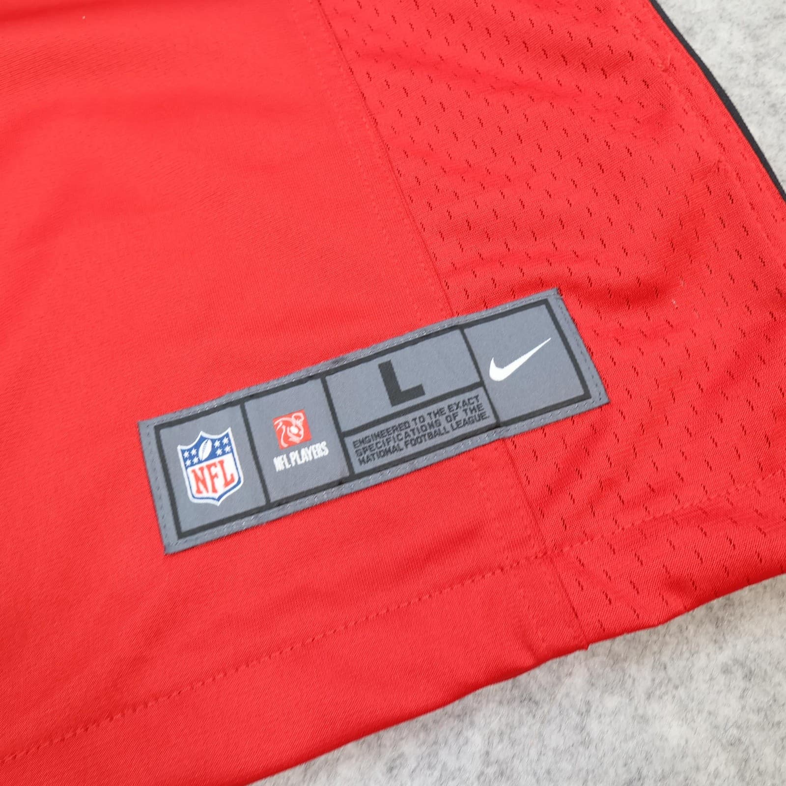 Atlanta Falcons Shirt Mens Large Red NFL American Football Nike Ryan 2 Jersey photo 8