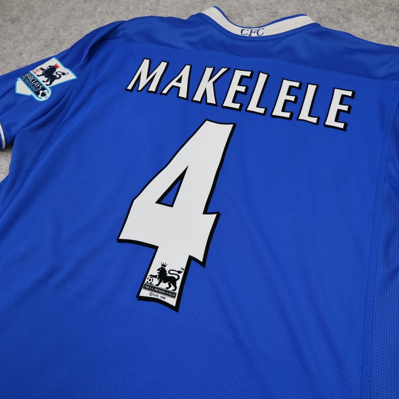 Chelsea Shirt Mens Medium Blue Home 2003 2005 Football Umbro Makelele 4 Jersey photo 10