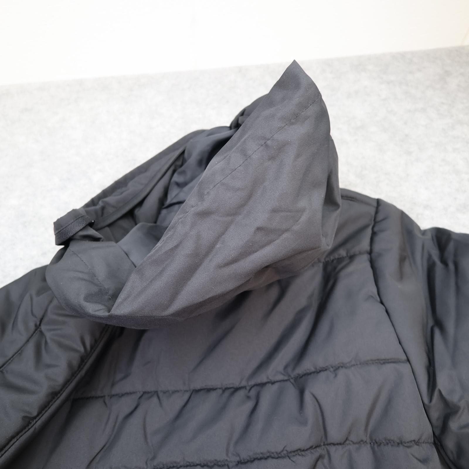 West Ham United Jacket Mens Large Black Football Umbro Hooded Padded Winter Coat photo 8