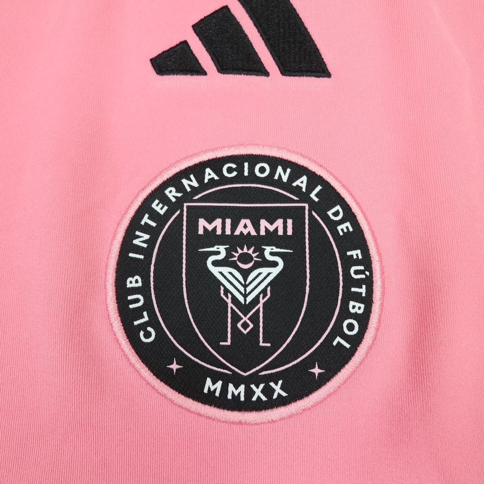 Inter Miami Shirt Mens Medium Pink MLS Football Adidas Royal Caribbean Jersey photo 4
