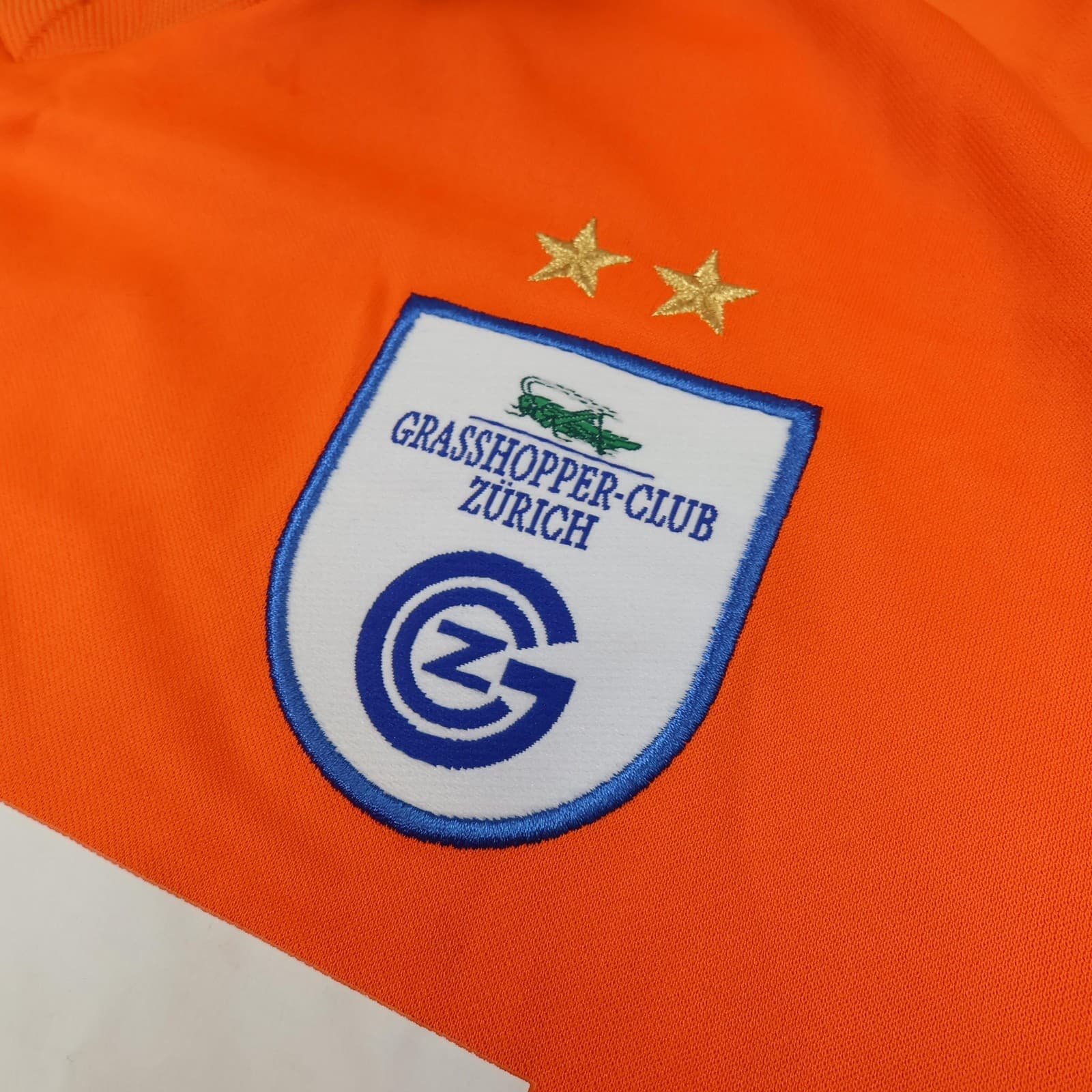 Vintage Grasshoppers Club Zurich Shirt 2002 2004 Away 2XL Adidas Soccer Jersey photo 5
