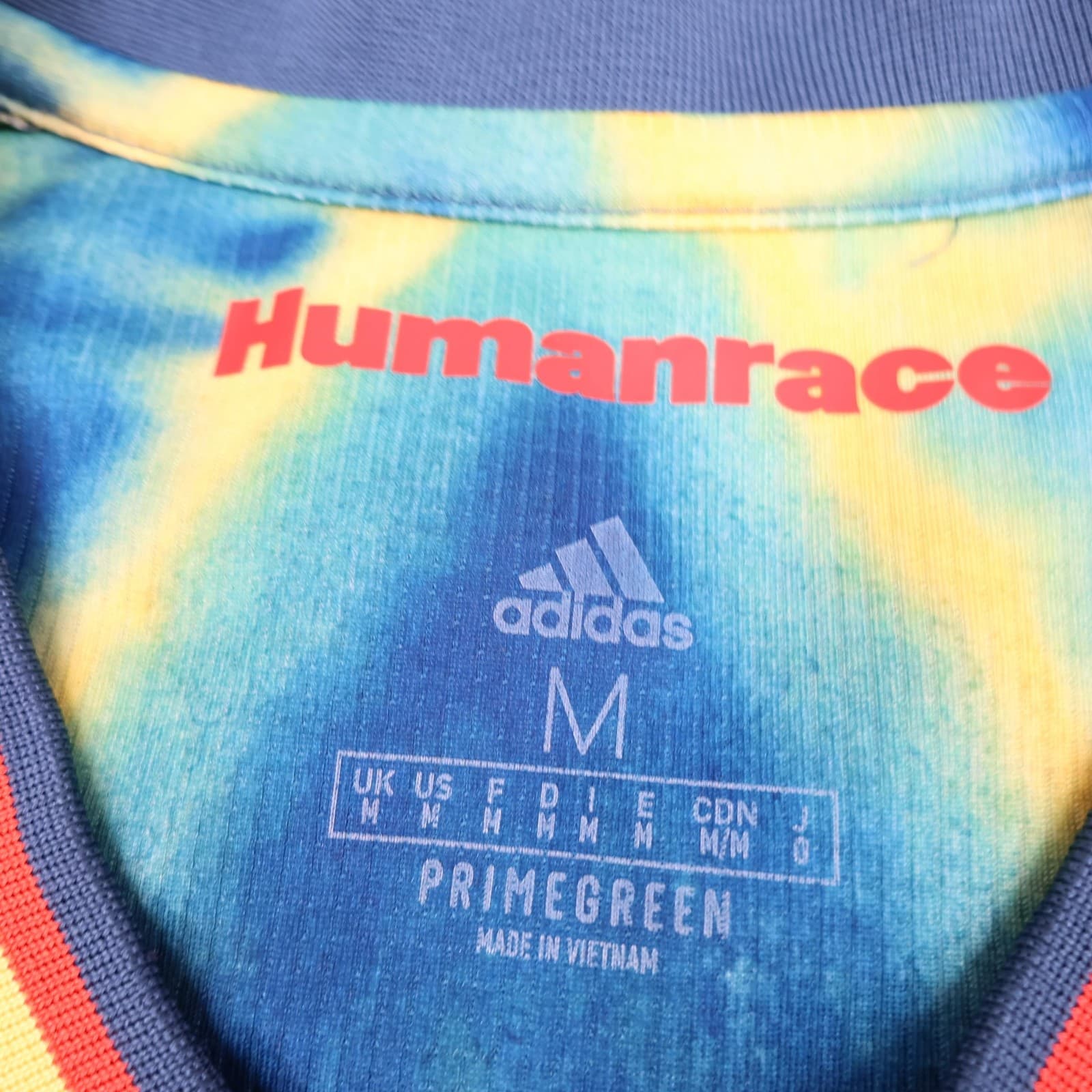 Arsenal Shirt Mens Medium 4th Kit 2020 2021 Adidas Human Race Soccer Jersey Rare photo 6