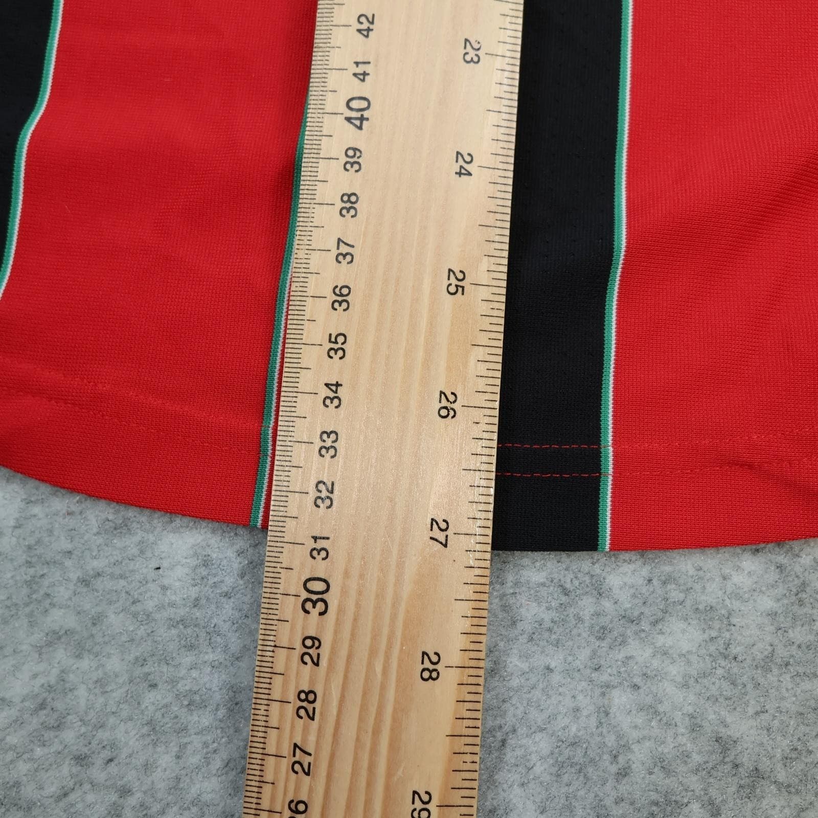 AC Milan Shirt Mens Small Red Black Home 2012 2013 Football Adidas Fly Emirates photo 10