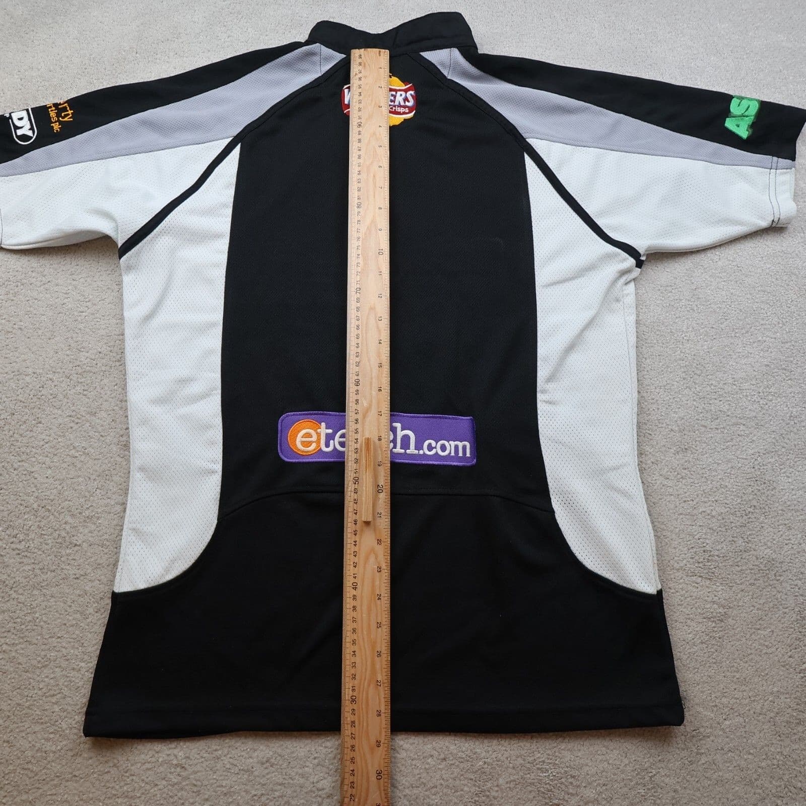 Ospreys Rugby Shirt Medium Black Away Jersey 2006 2007 Kooga Jersey 42" photo 8