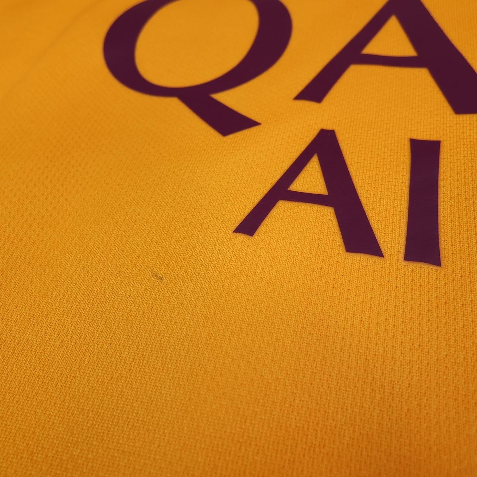 Barcelona Shirt Mens Medium Yellow Away 2015 2016 Football Nike Messi 10 photo 4