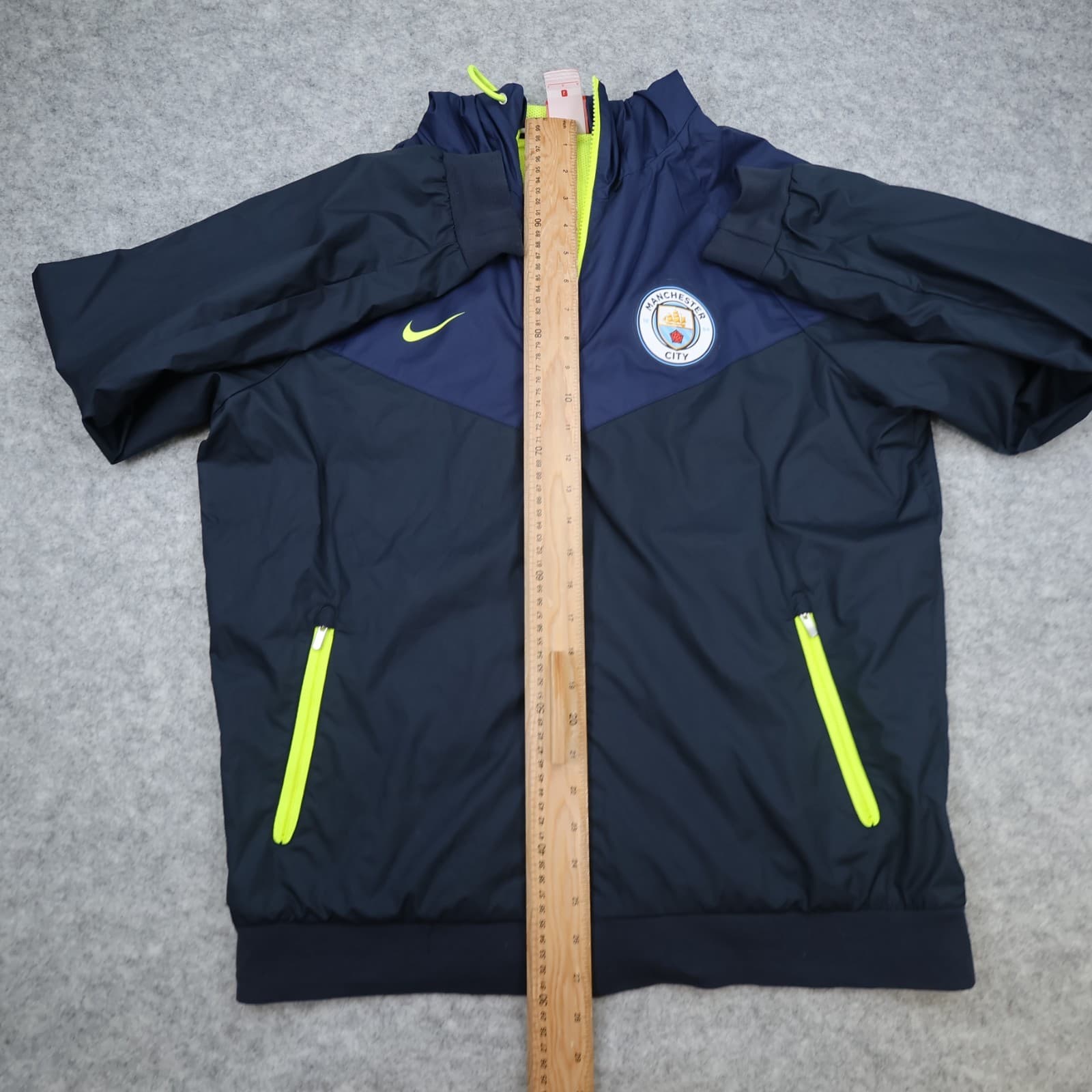 Manchester City Jacket Large Navy Training Rain Tracksuit Nike Mens Football photo 10