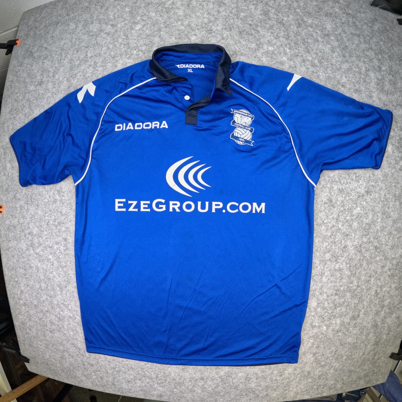 Birmingham City Football Shirt Extra Large 2012 13 Heavy cracking to the sponsor