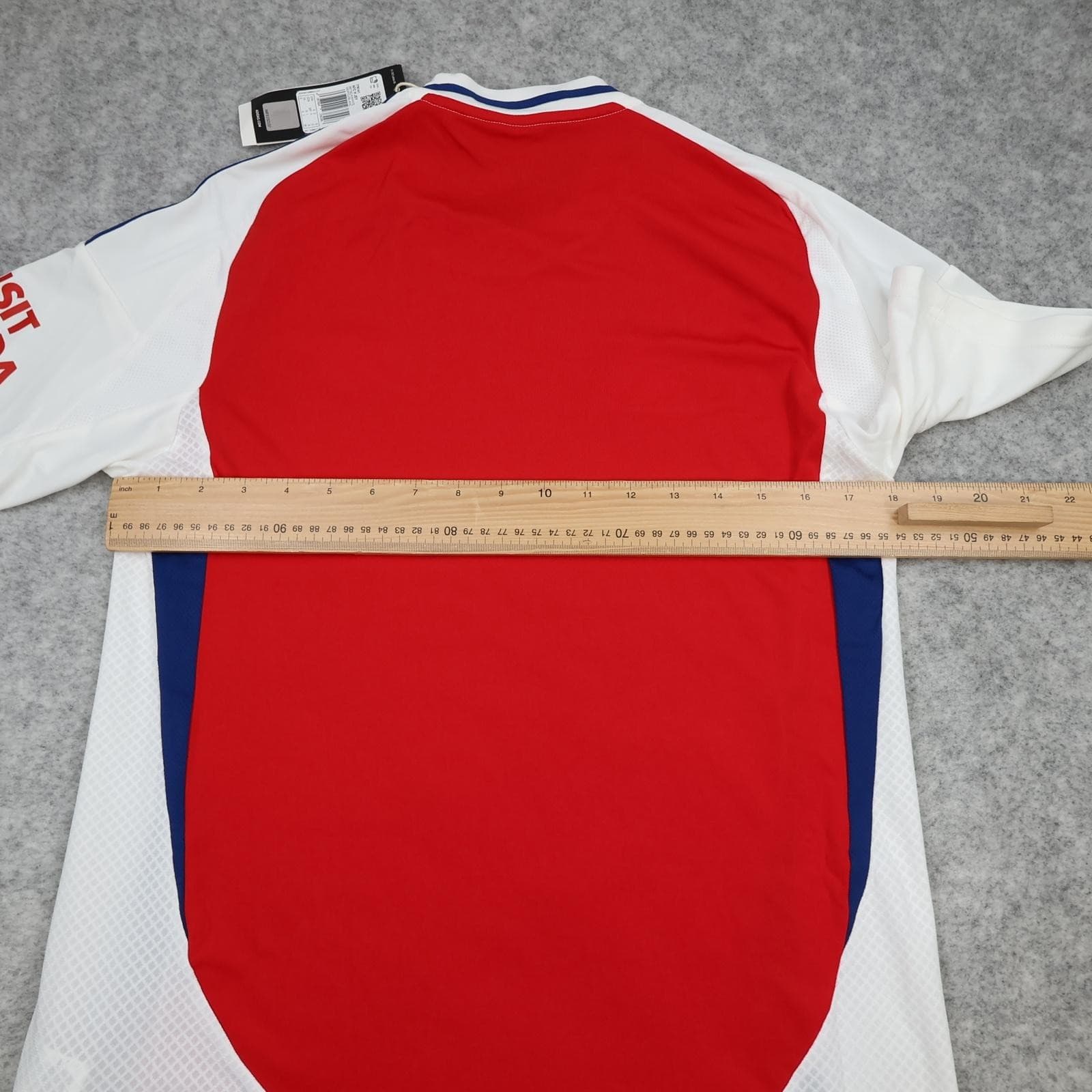 Arsenal Shirt Mens Small Home 2024 2025 Red Adidas Soccer Jersey Slim Fit photo 7