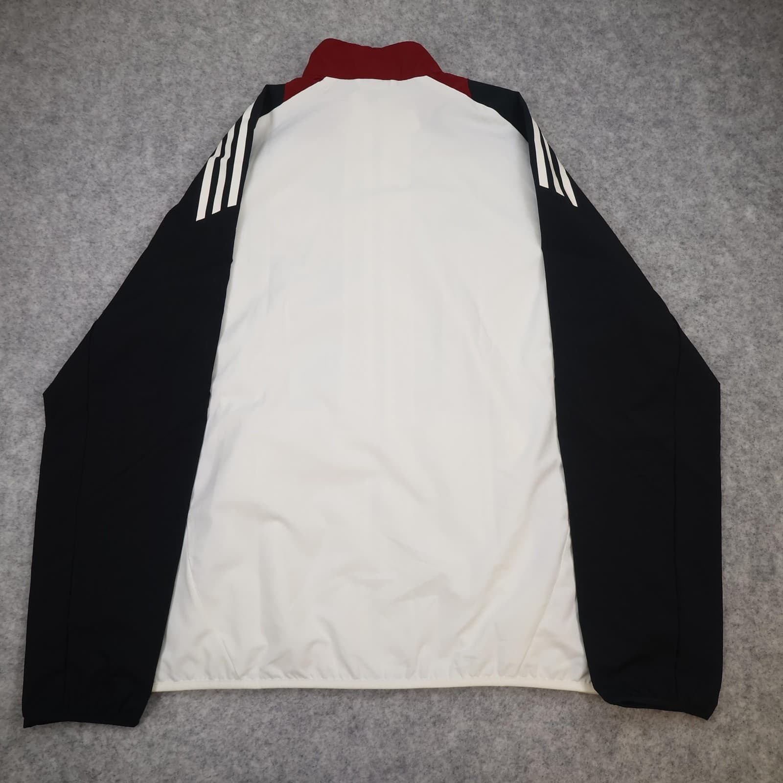 Manchester United Jacket Mens Large White Black EPL Football Adidas Tezos 24 25 photo 2