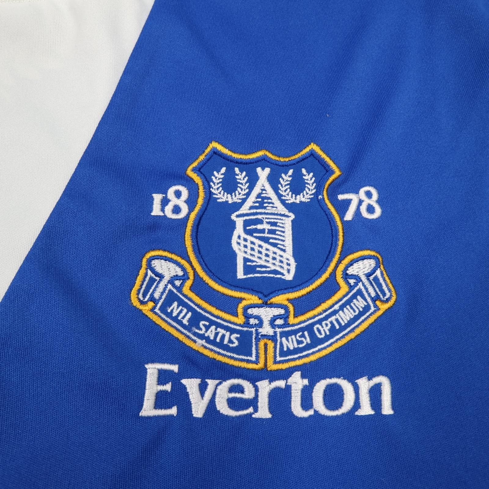 Everton Shirt Mens Large Blue Home Kit 2009 2010 Football Le Coq Sportif Chang photo 4