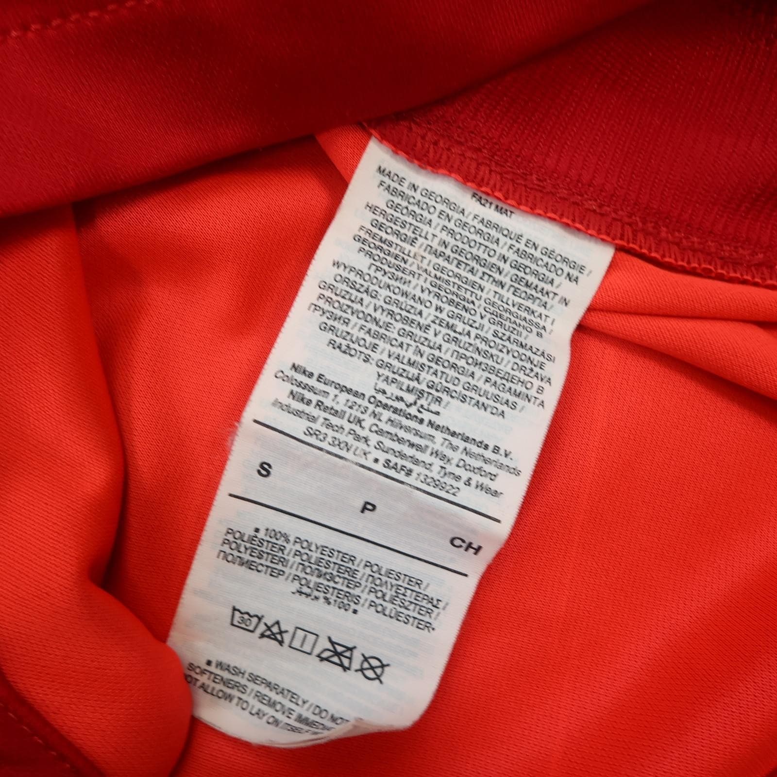 Liverpool Shirt Mens Small Red Home 2021 2022 Football Nike Standard Chartered photo 7
